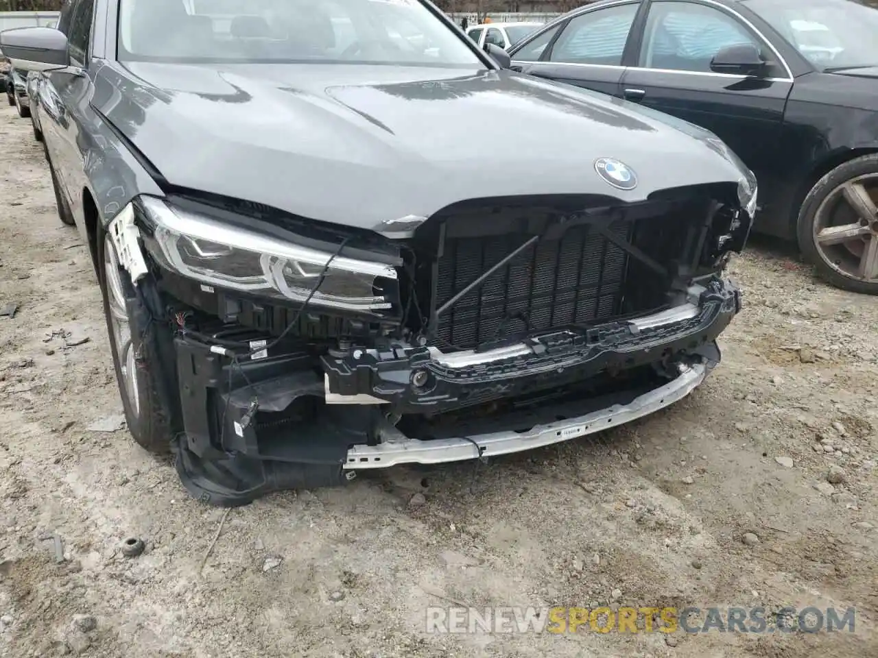 9 Photograph of a damaged car WBA7T4C03MCF91924 BMW 7 SERIES 2021