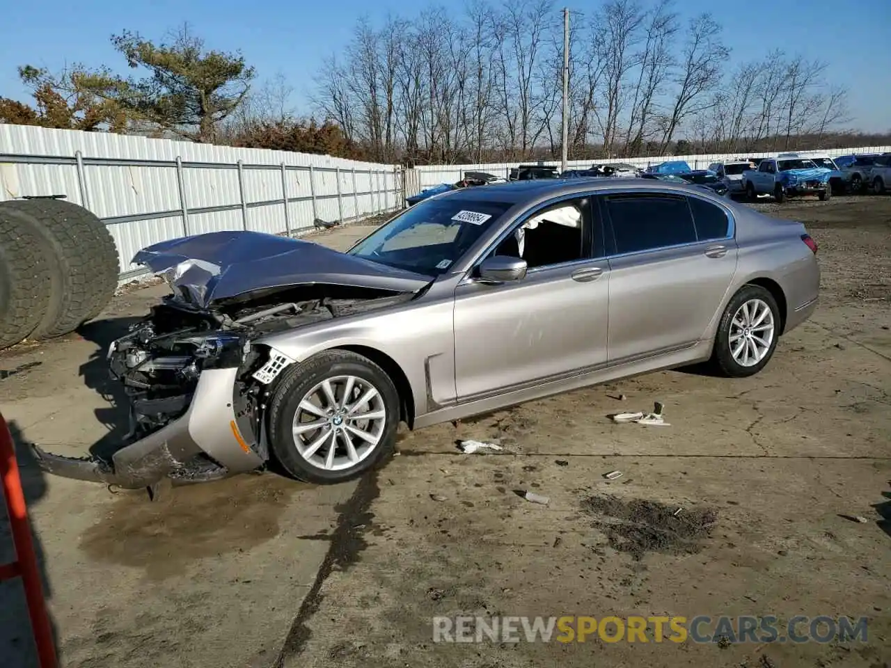 1 Photograph of a damaged car WBA7T4C04MCF67566 BMW 7 SERIES 2021