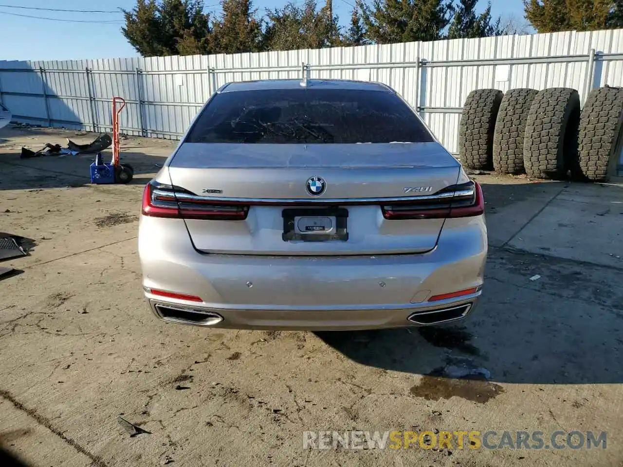 6 Photograph of a damaged car WBA7T4C04MCF67566 BMW 7 SERIES 2021