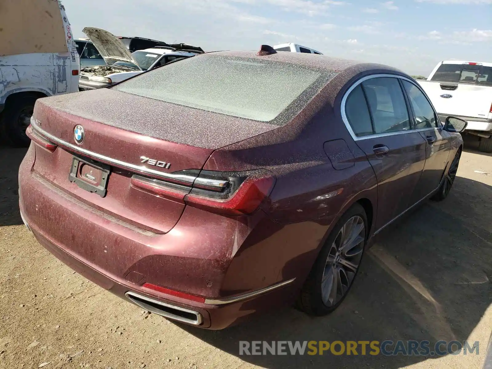 4 Photograph of a damaged car WBA7U2C01MCF65808 BMW 7 SERIES 2021