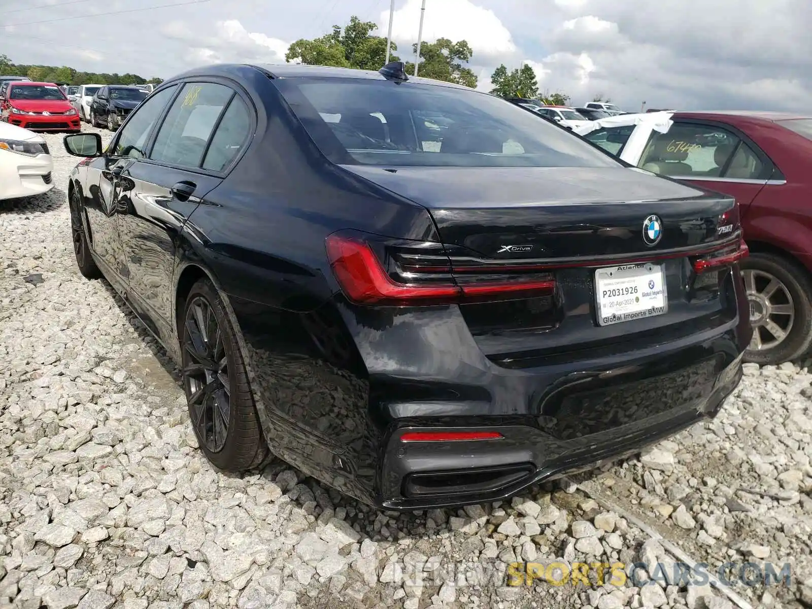 3 Photograph of a damaged car WBA7U2C06MCG36503 BMW 7 SERIES 2021