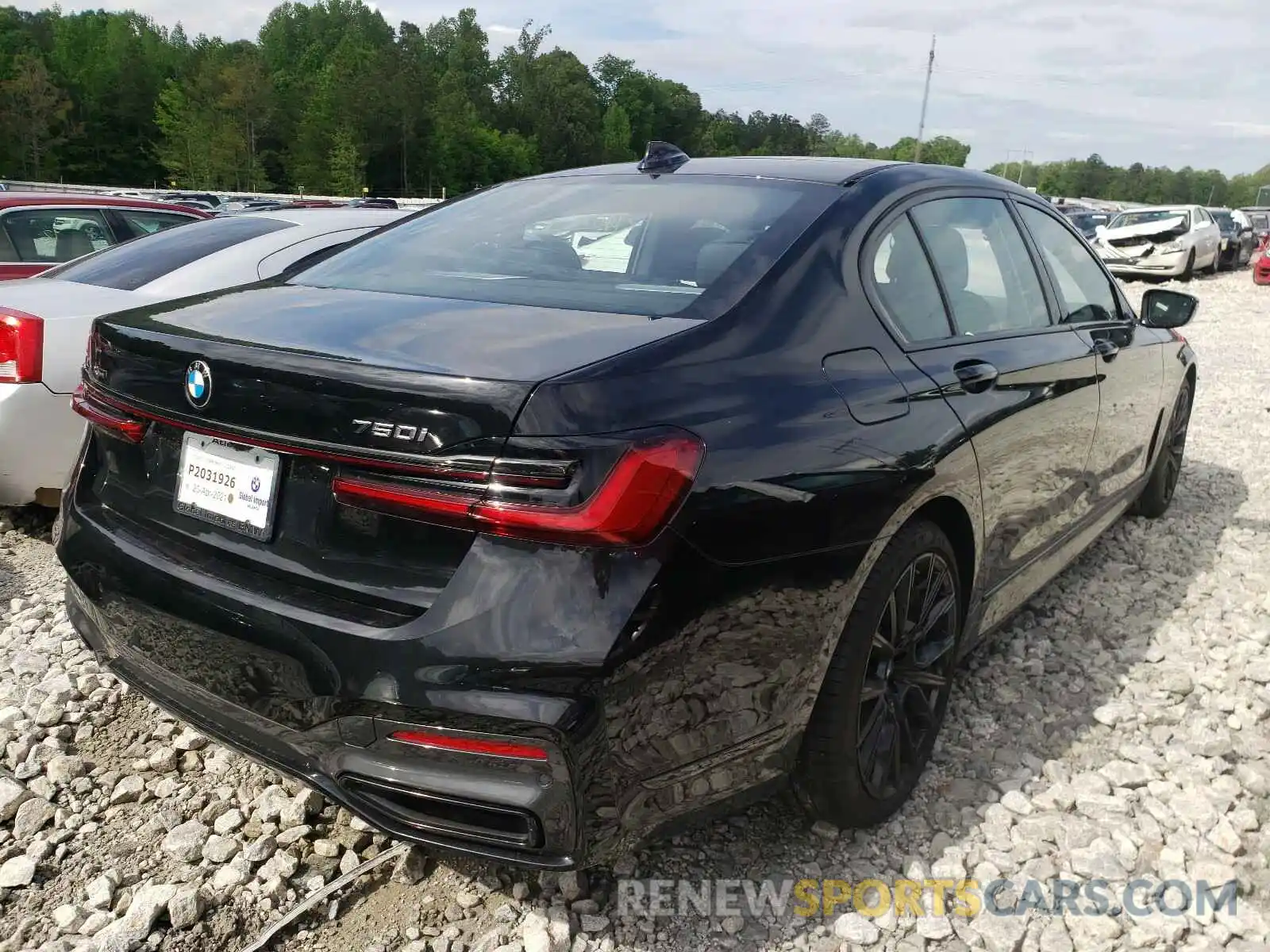 4 Photograph of a damaged car WBA7U2C06MCG36503 BMW 7 SERIES 2021