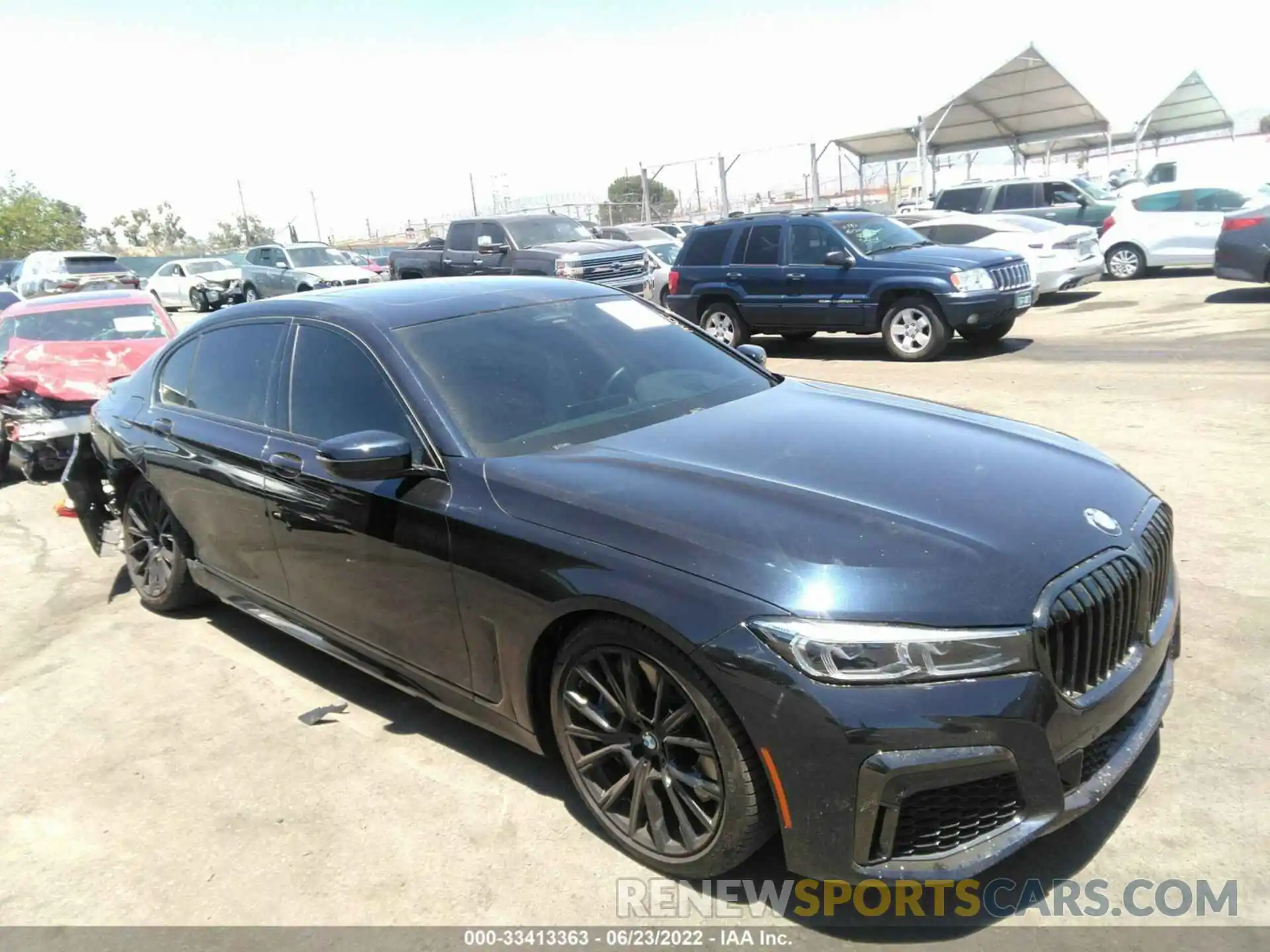 1 Photograph of a damaged car WBA7U2C07MCF07881 BMW 7 SERIES 2021