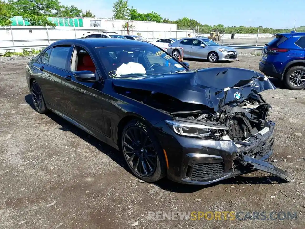 1 Photograph of a damaged car WBA7U2C08MCF53218 BMW 7 SERIES 2021