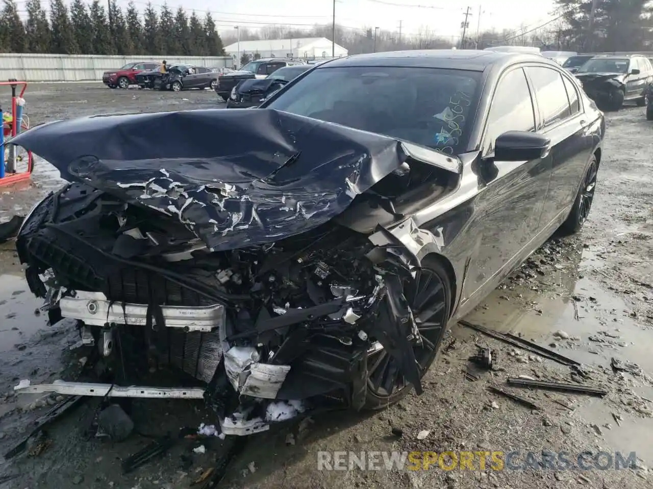 2 Photograph of a damaged car WBA7U2C08MCF65322 BMW 7 SERIES 2021