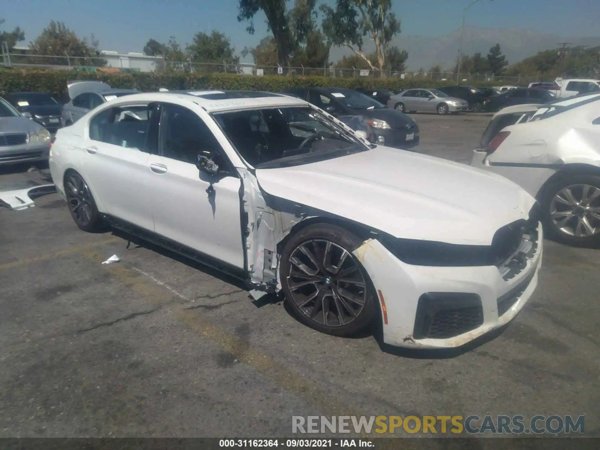 1 Photograph of a damaged car WBA7U2C08MCG14065 BMW 7 SERIES 2021