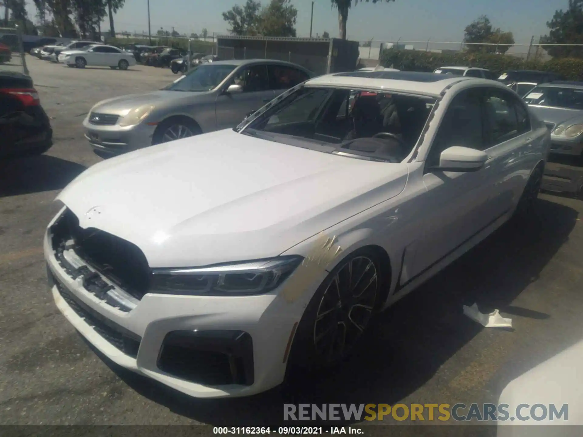 2 Photograph of a damaged car WBA7U2C08MCG14065 BMW 7 SERIES 2021