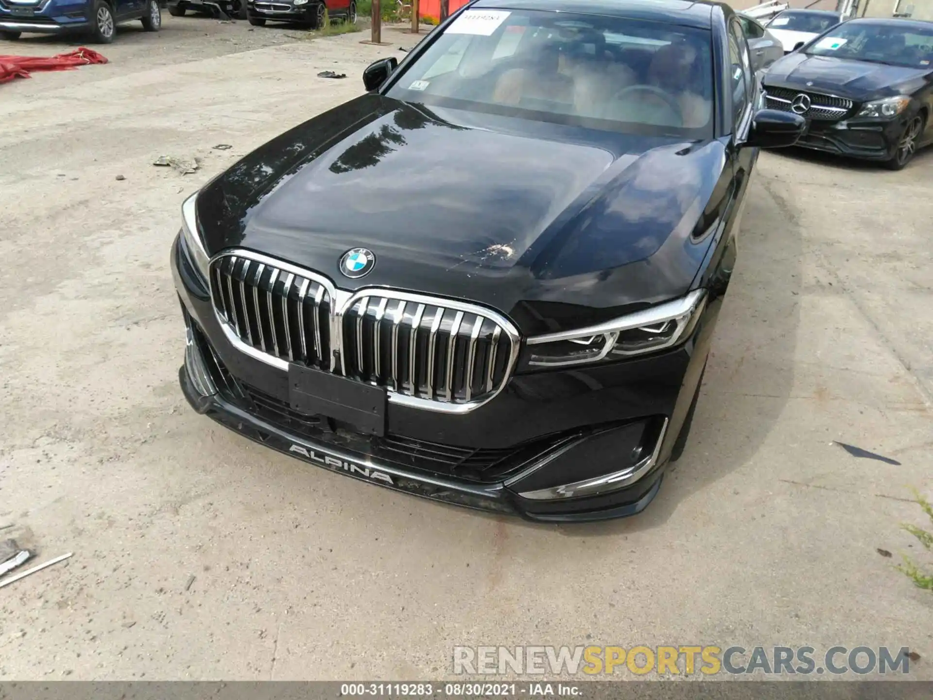 6 Фотография поврежденного автомобиля WBA7U2C13MCE73205 BMW 7 SERIES 2021