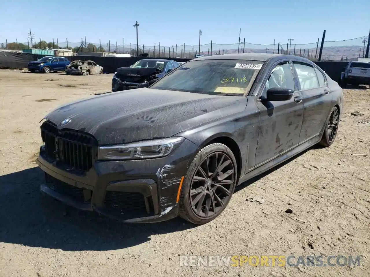 2 Photograph of a damaged car WBA7T2C00NCG99293 BMW 7 SERIES 2022