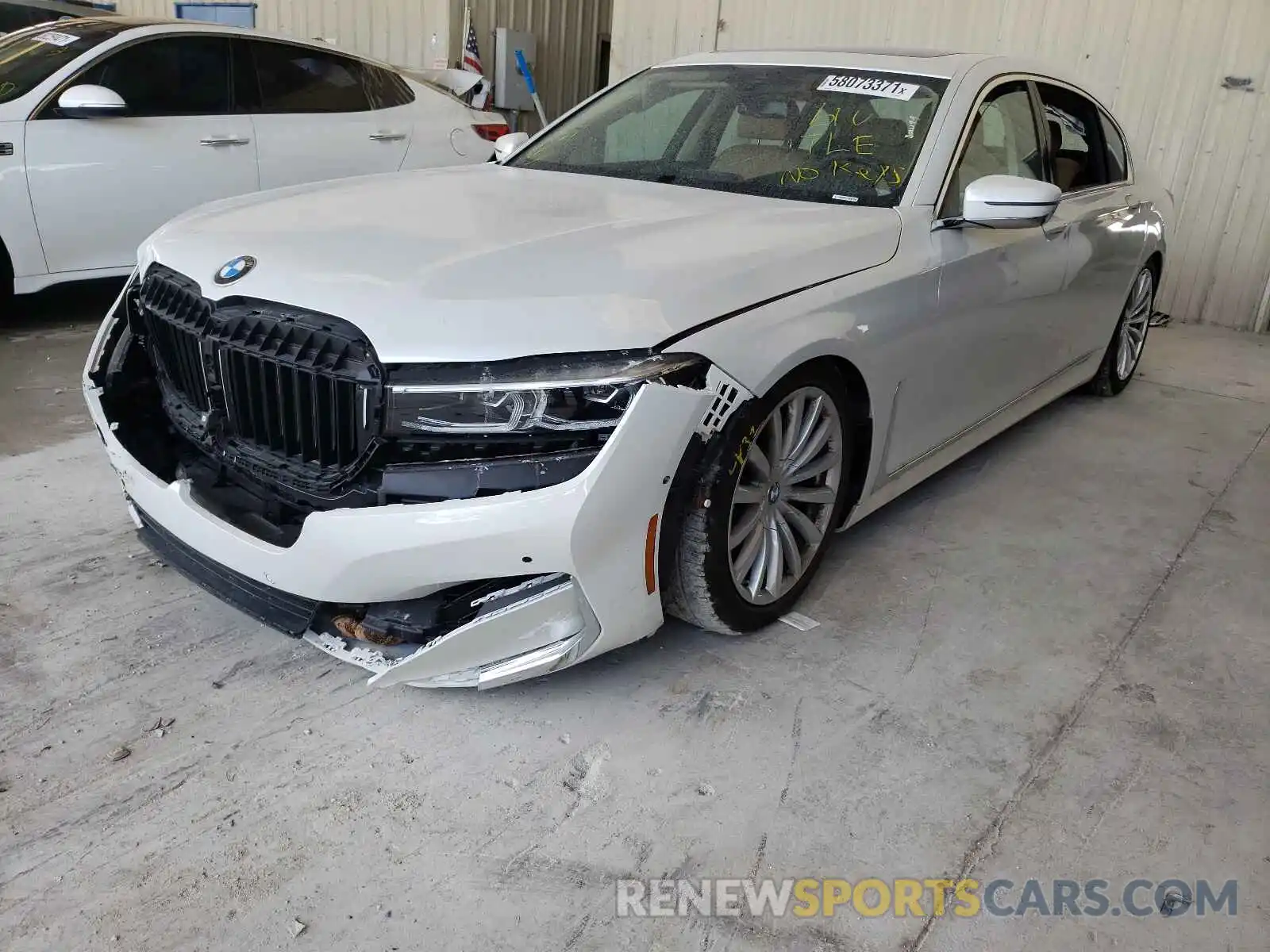 2 Photograph of a damaged car WBA7T2C03NCH37762 BMW 7 SERIES 2022