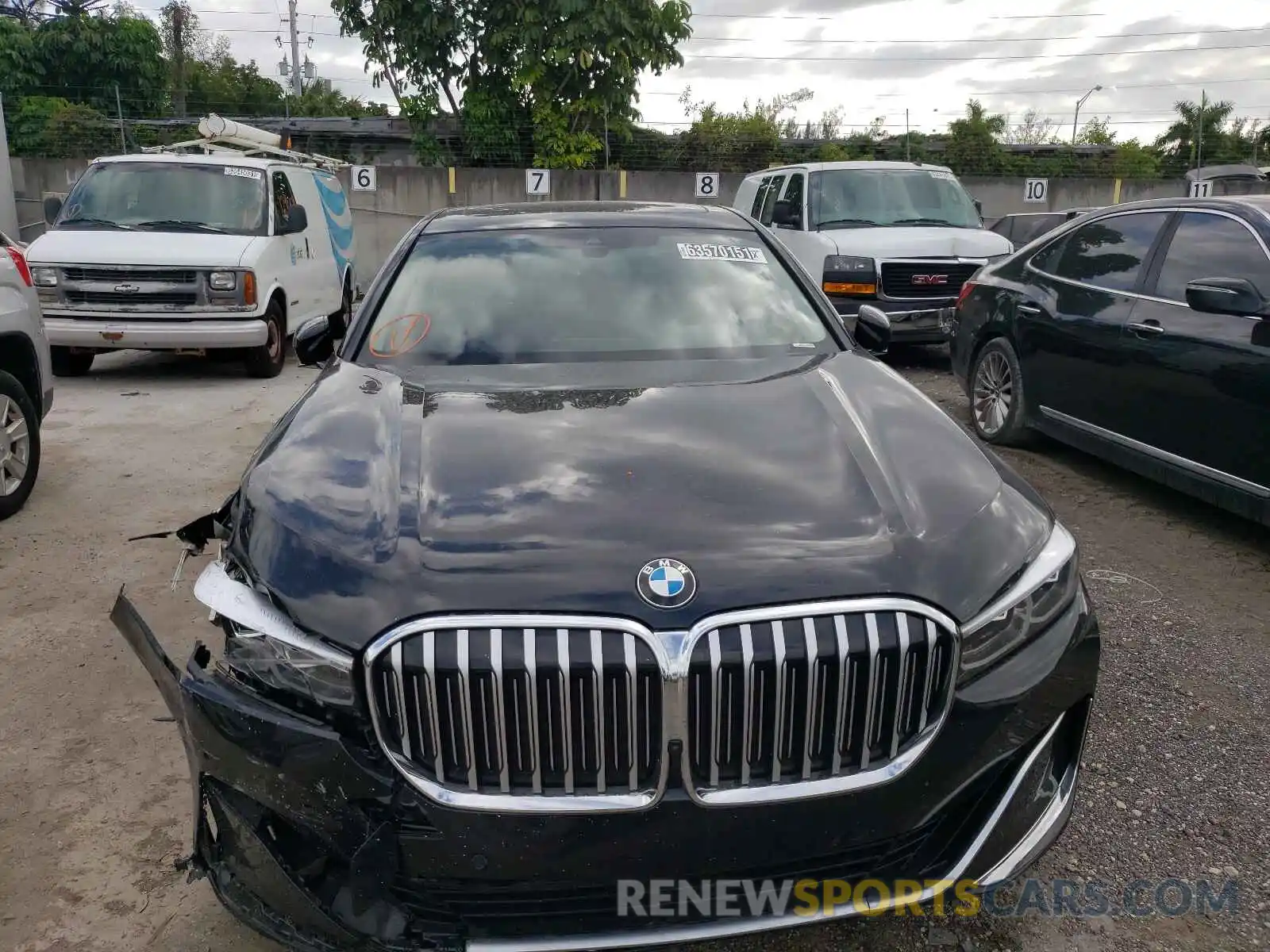 9 Фотография поврежденного автомобиля WBA7T2C04NCH20565 BMW 7 SERIES 2022