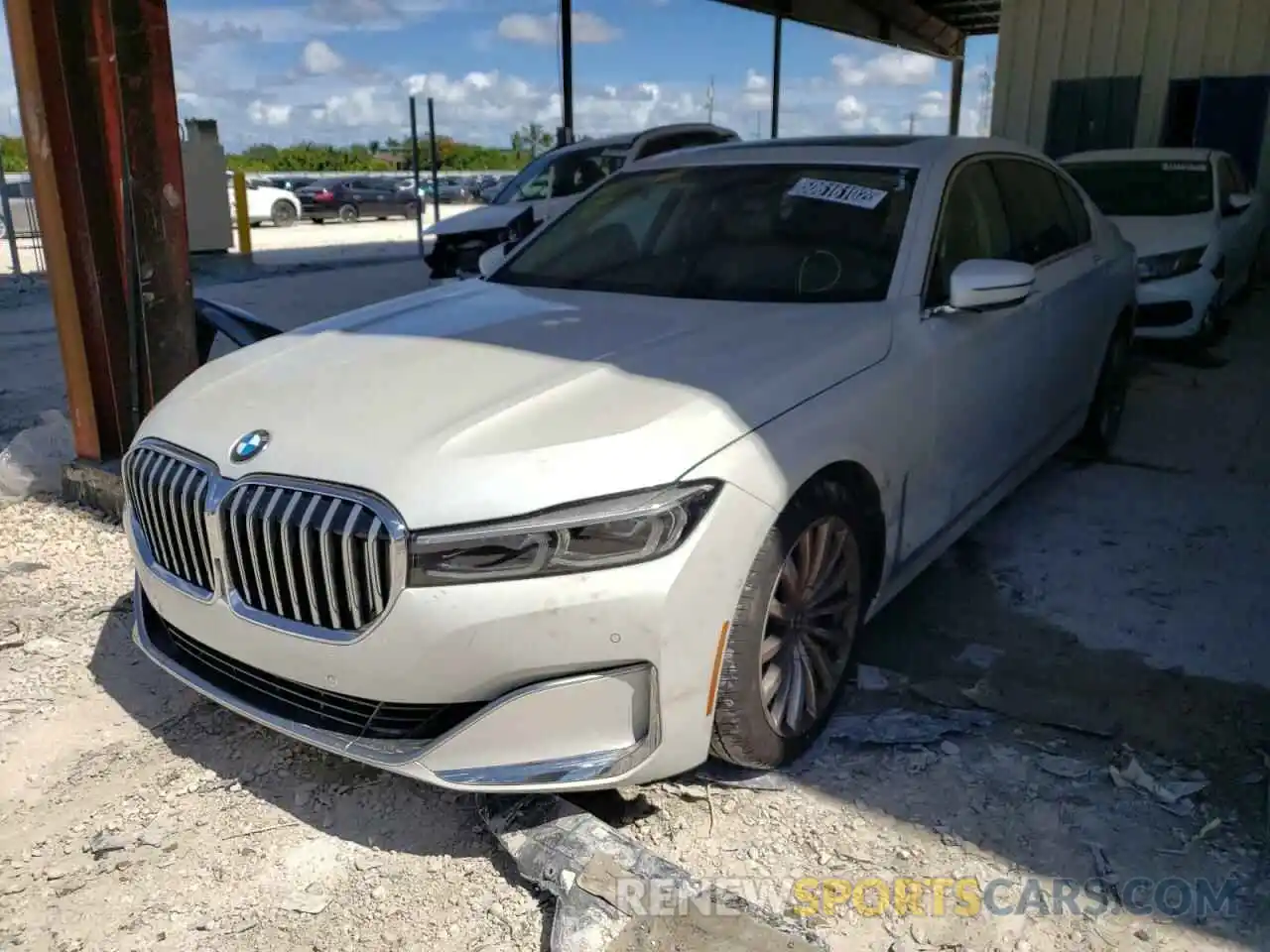 2 Фотография поврежденного автомобиля WBA7T2C07NCH70389 BMW 7 SERIES 2022