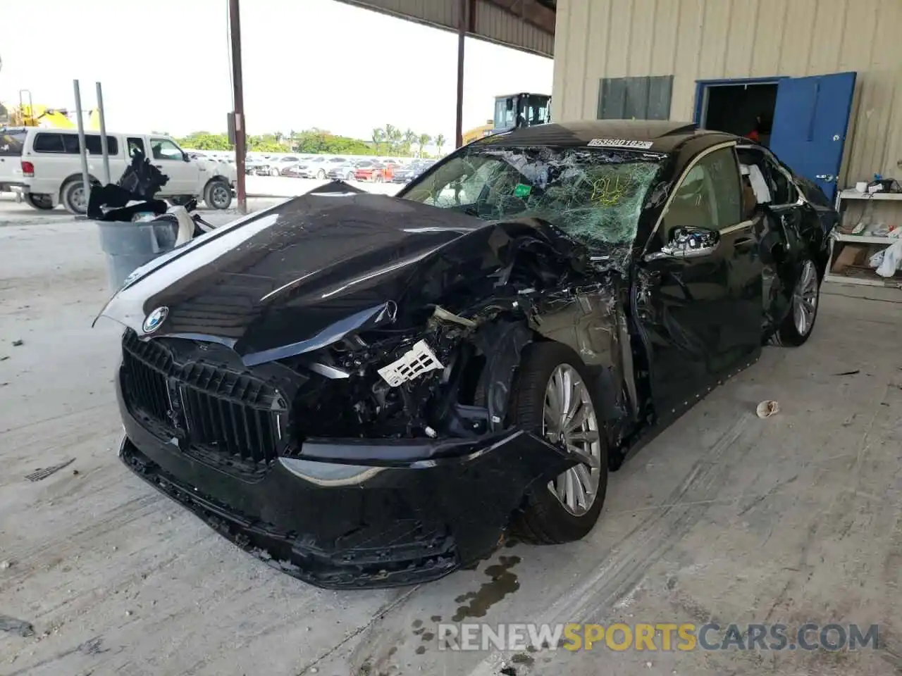 2 Photograph of a damaged car WBA7T2C09NCJ14725 BMW 7 SERIES 2022