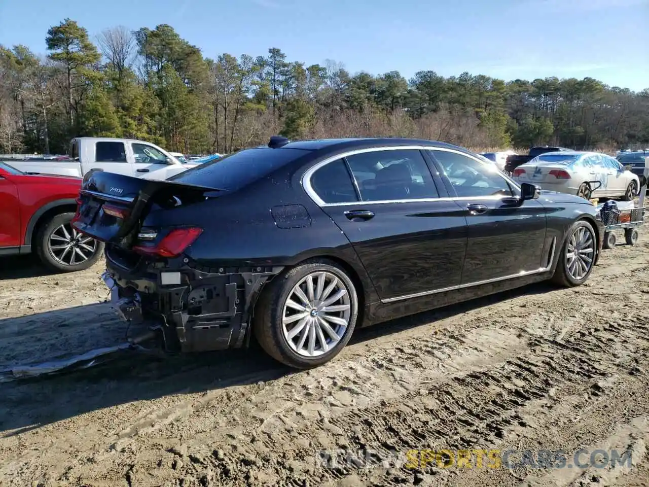 3 Фотография поврежденного автомобиля WBA7T4C01NCH17957 BMW 7 SERIES 2022