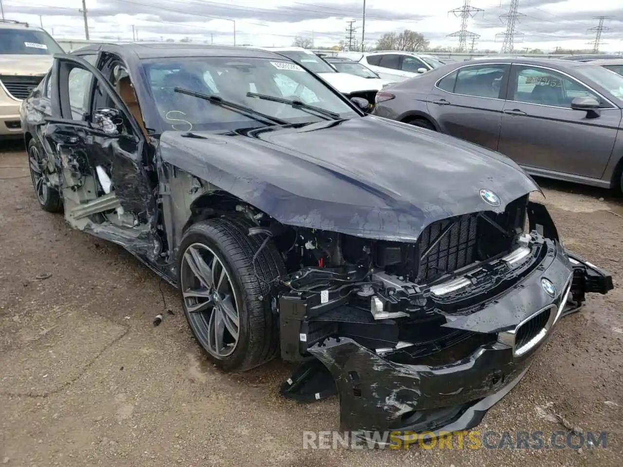 1 Photograph of a damaged car WBA7T4C07NCH78357 BMW 7 SERIES 2022