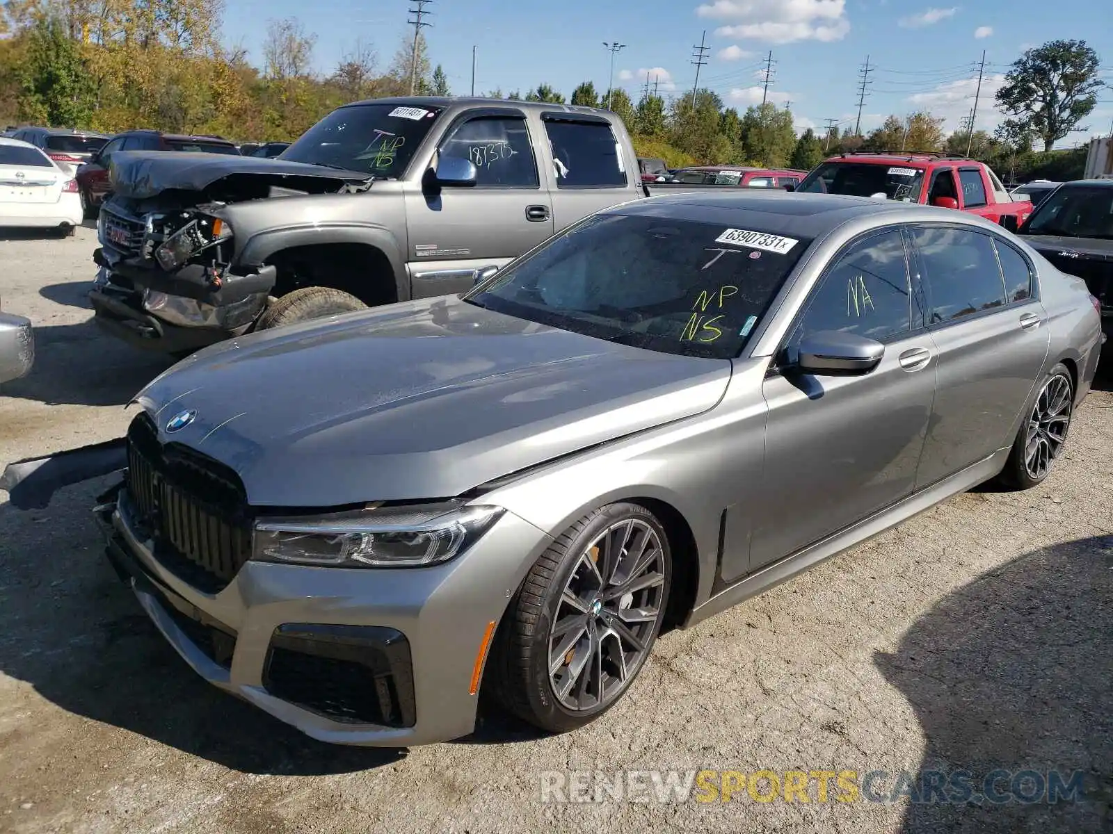 2 Photograph of a damaged car WBA7U2C00NCG94687 BMW 7 SERIES 2022