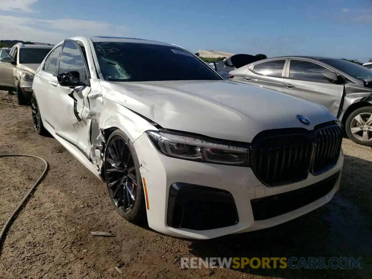 1 Photograph of a damaged car WBA7U2C00NCH01248 BMW 7 SERIES 2022