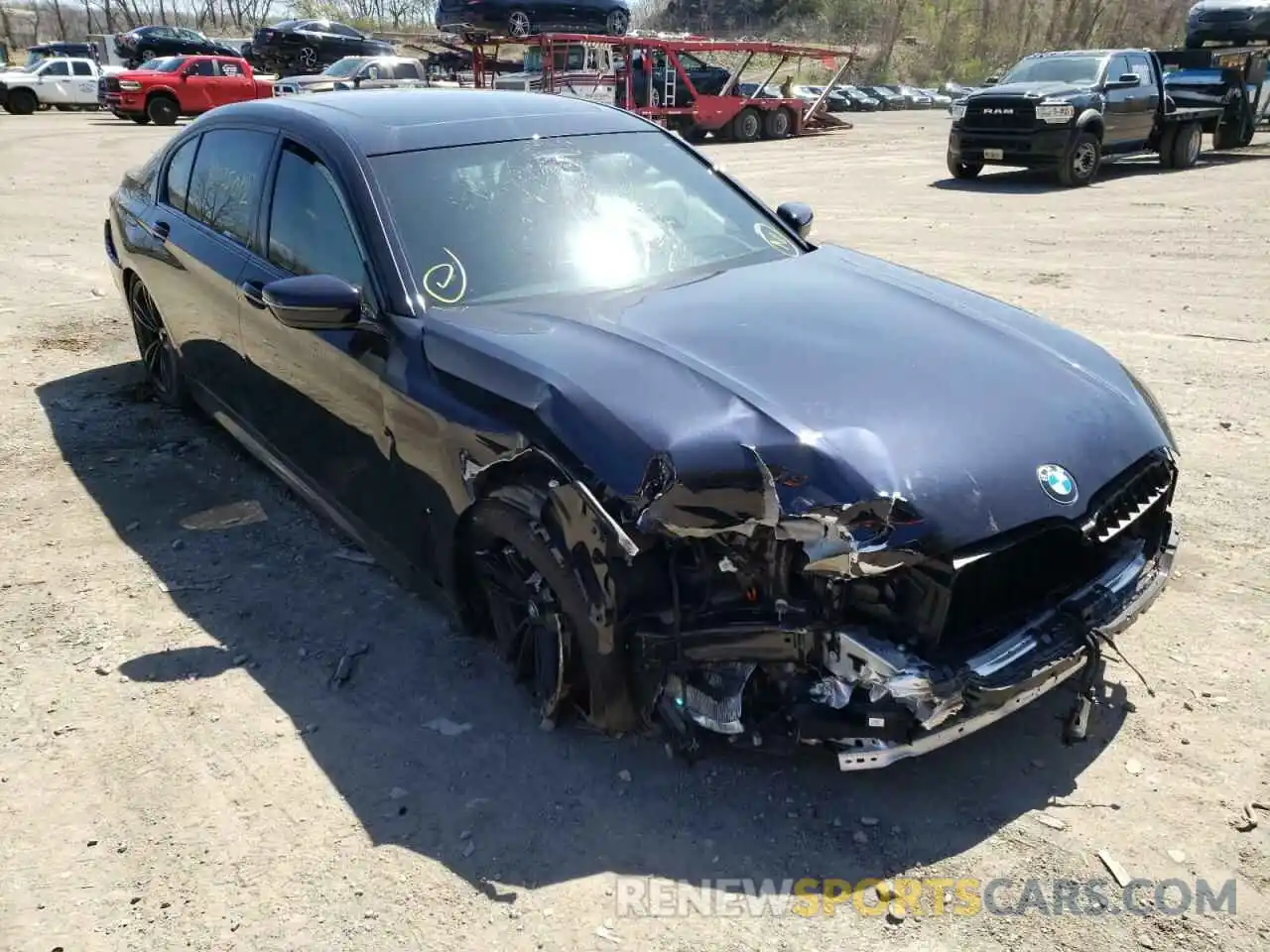 1 Photograph of a damaged car WBA7U2C02NCJ53718 BMW 7 SERIES 2022