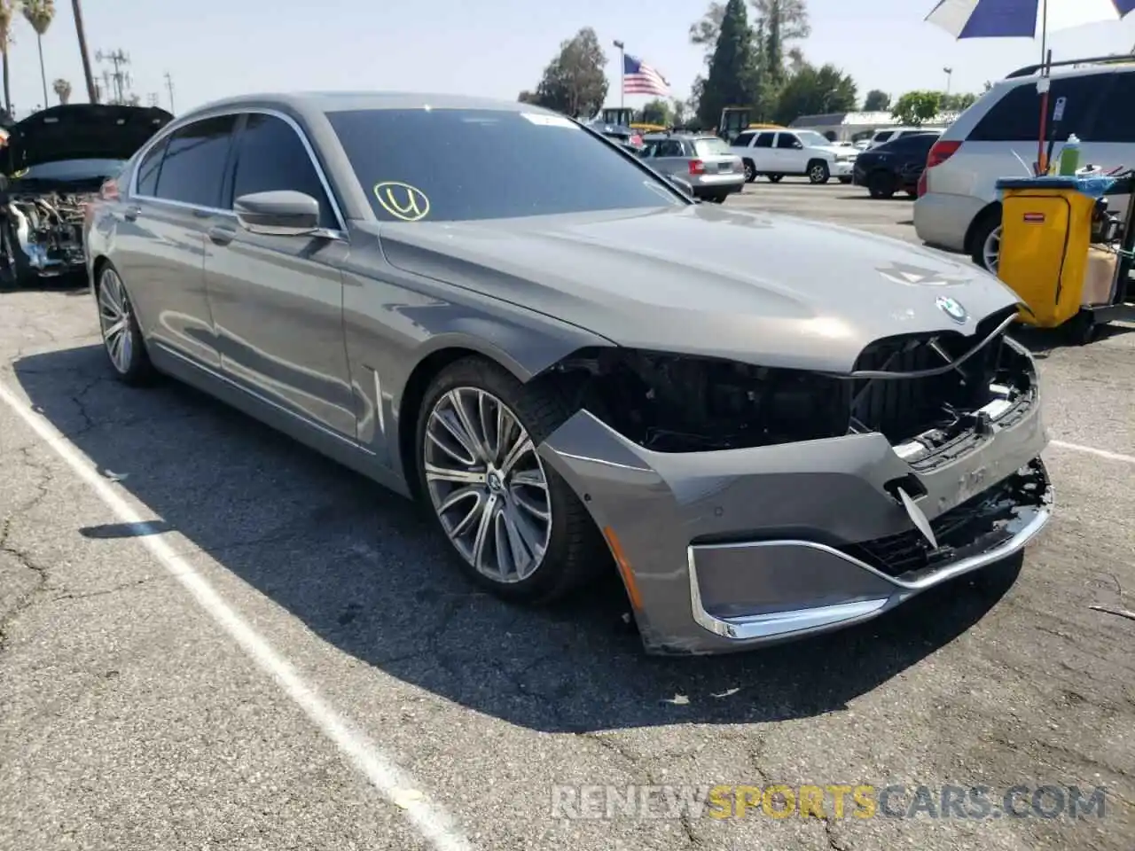 1 Photograph of a damaged car WBA7U2C05NCH53426 BMW 7 SERIES 2022