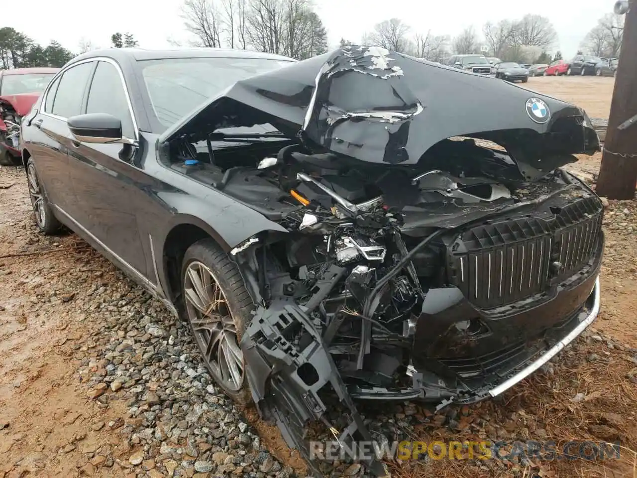 1 Photograph of a damaged car WBA7U2C07NCG89793 BMW 7 SERIES 2022