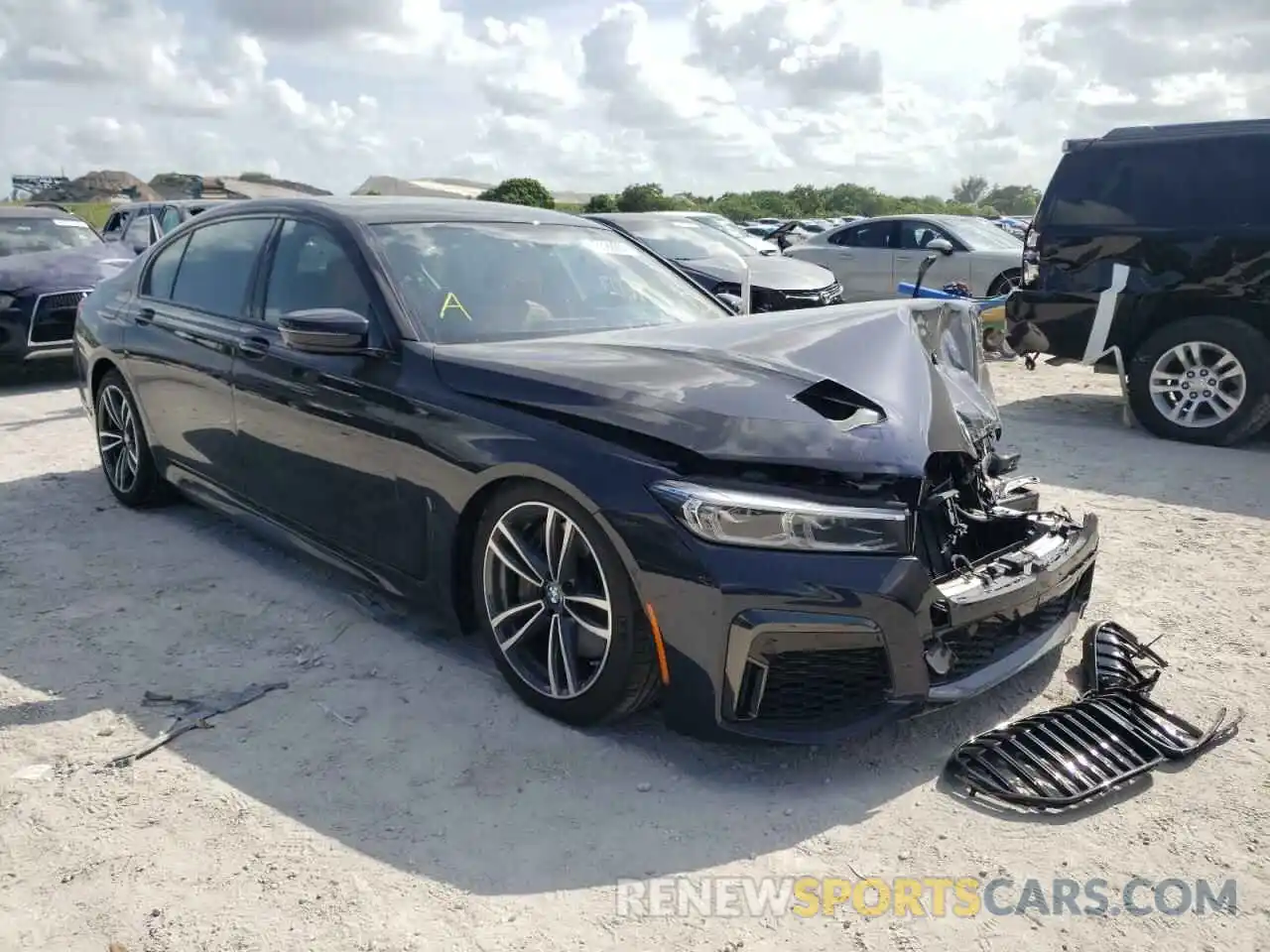 1 Photograph of a damaged car WBA7U2C08NCG99281 BMW 7 SERIES 2022