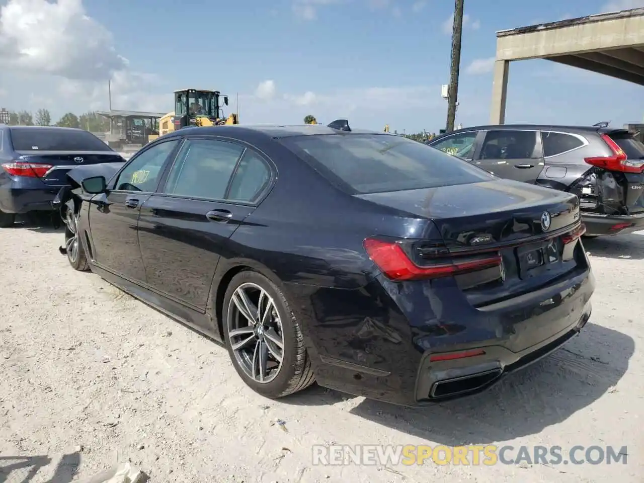 3 Photograph of a damaged car WBA7U2C08NCG99281 BMW 7 SERIES 2022