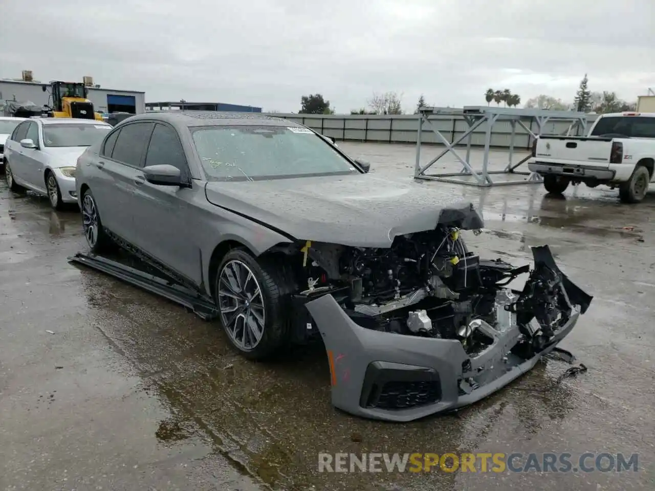 1 Photograph of a damaged car WBA7U2C08NCH36717 BMW 7 SERIES 2022