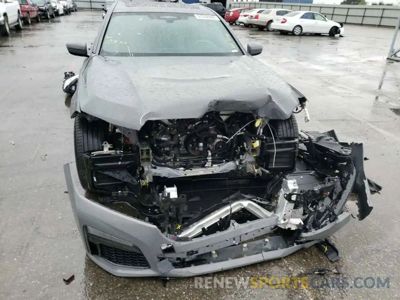 9 Photograph of a damaged car WBA7U2C08NCH36717 BMW 7 SERIES 2022