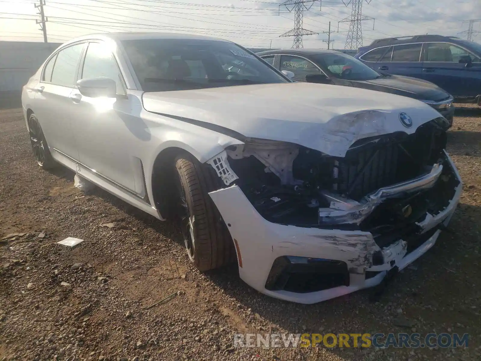 1 Photograph of a damaged car WBA7U2C09NCG82425 BMW 7 SERIES 2022