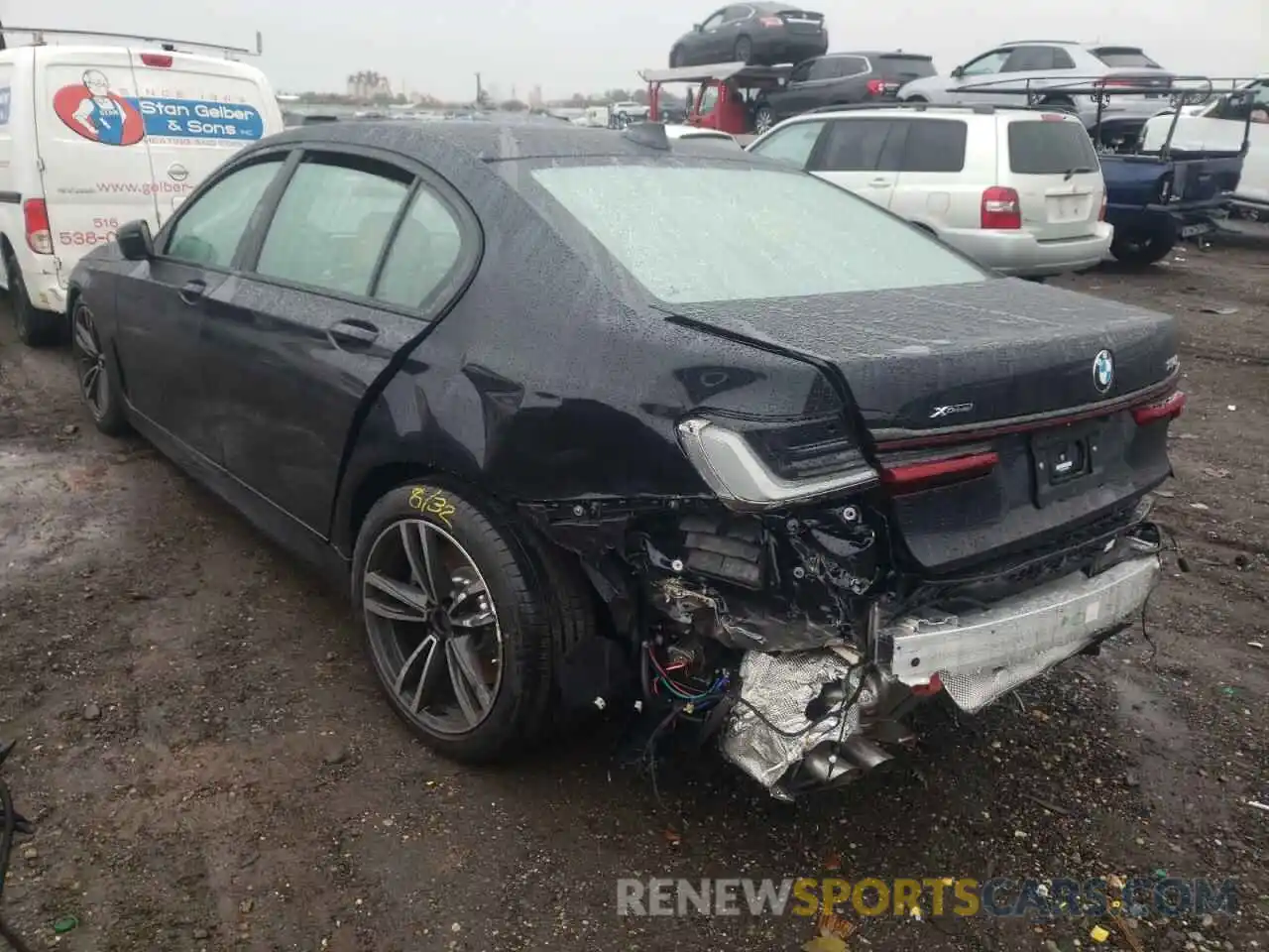 3 Photograph of a damaged car WBA7U2C0XNCJ10891 BMW 7 SERIES 2022