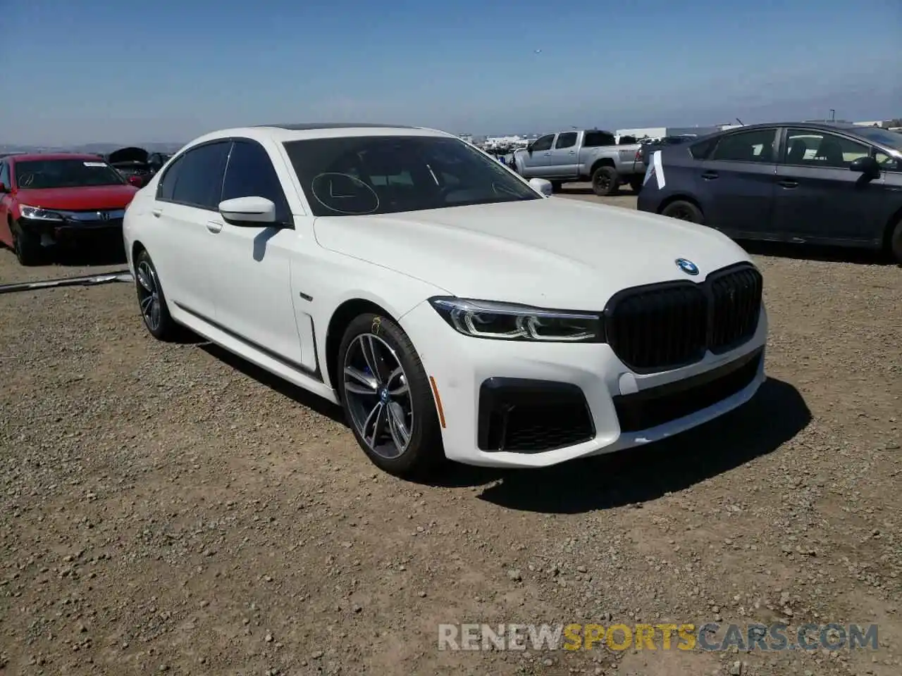 1 Photograph of a damaged car WBA7W4C03NCJ60215 BMW 7 SERIES 2022