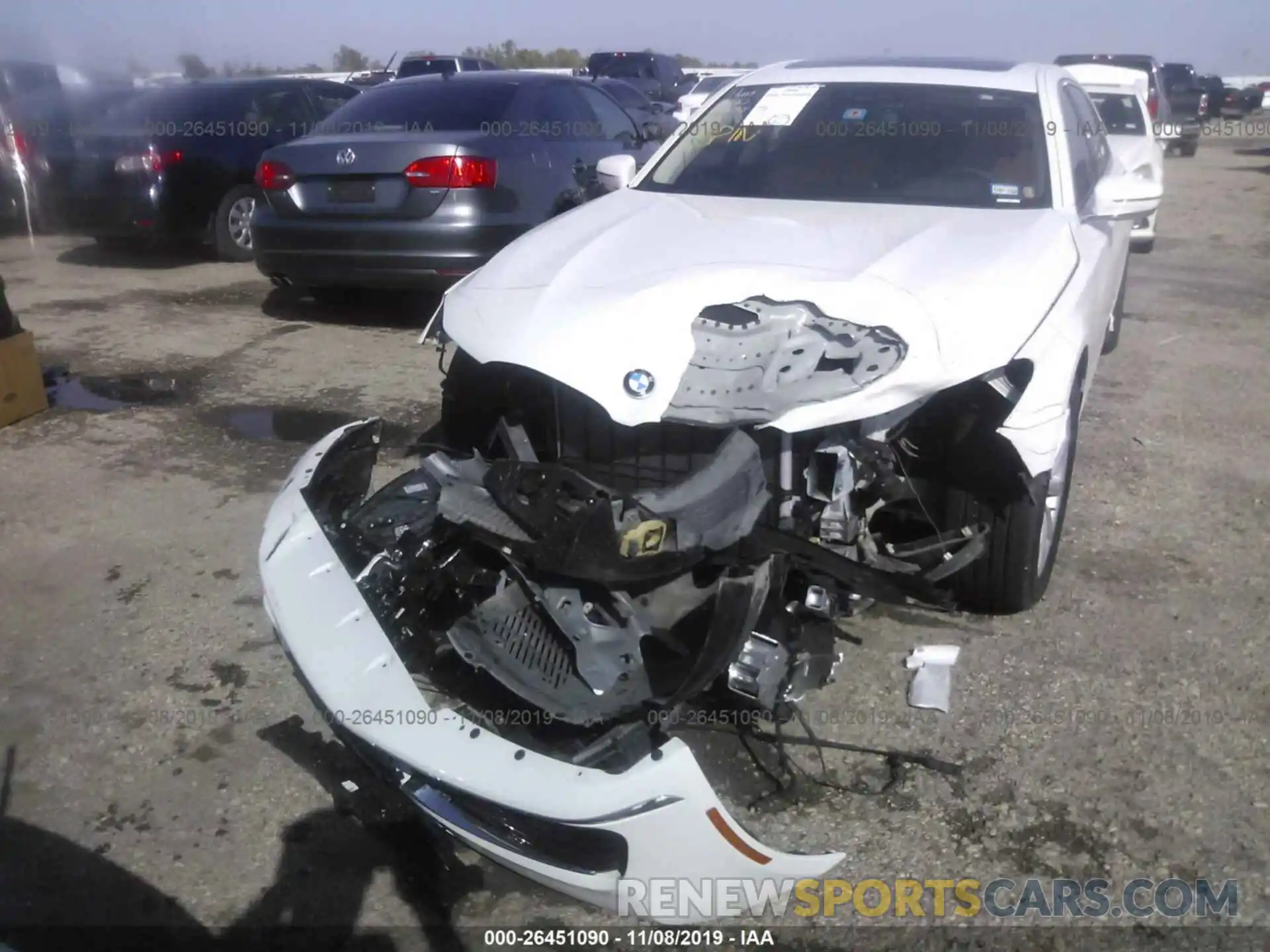 6 Фотография поврежденного автомобиля WBA7E2C50KB454885 BMW 740 2019