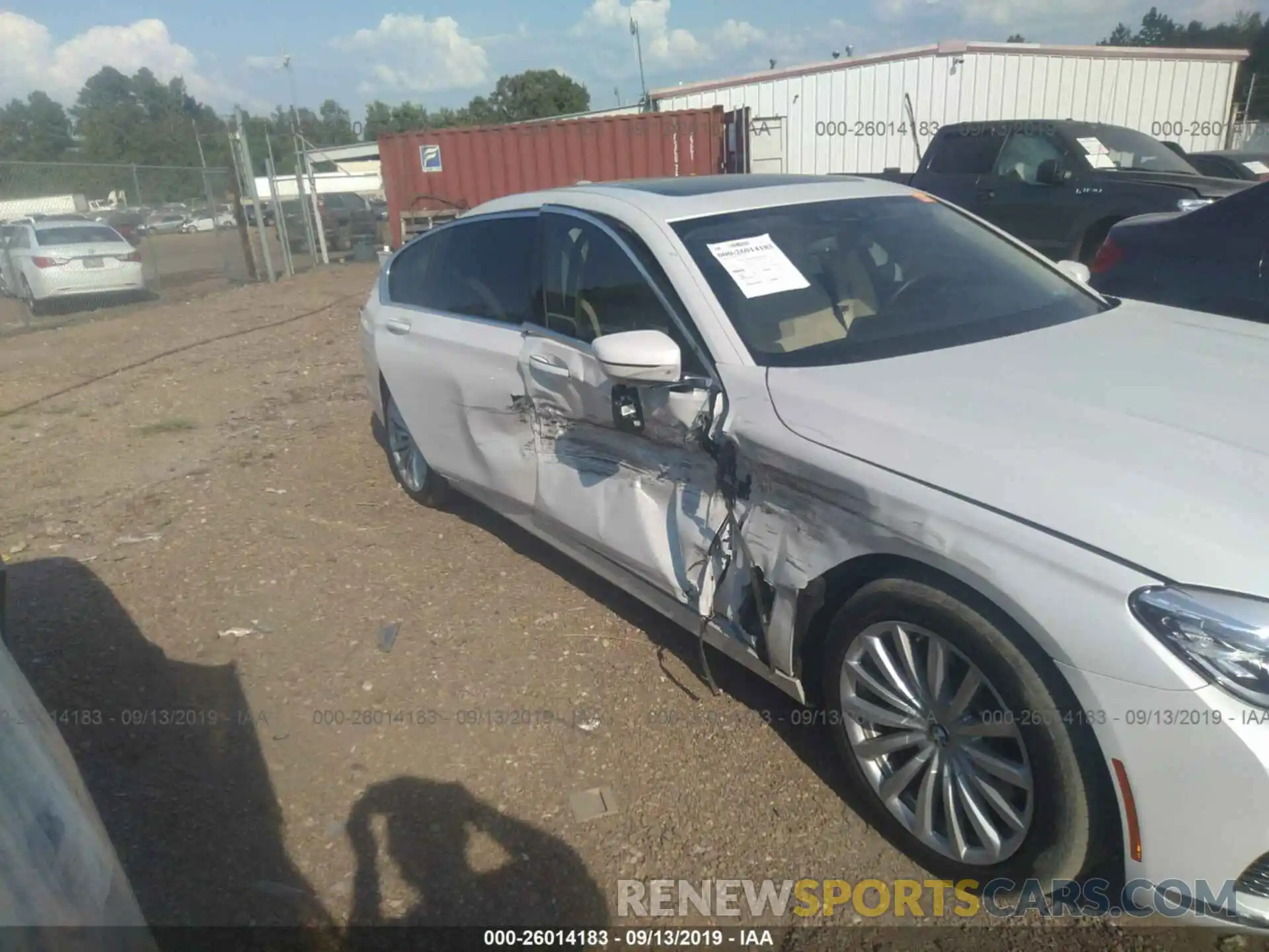 6 Photograph of a damaged car WBA7E2C58KB217979 BMW 740 2019