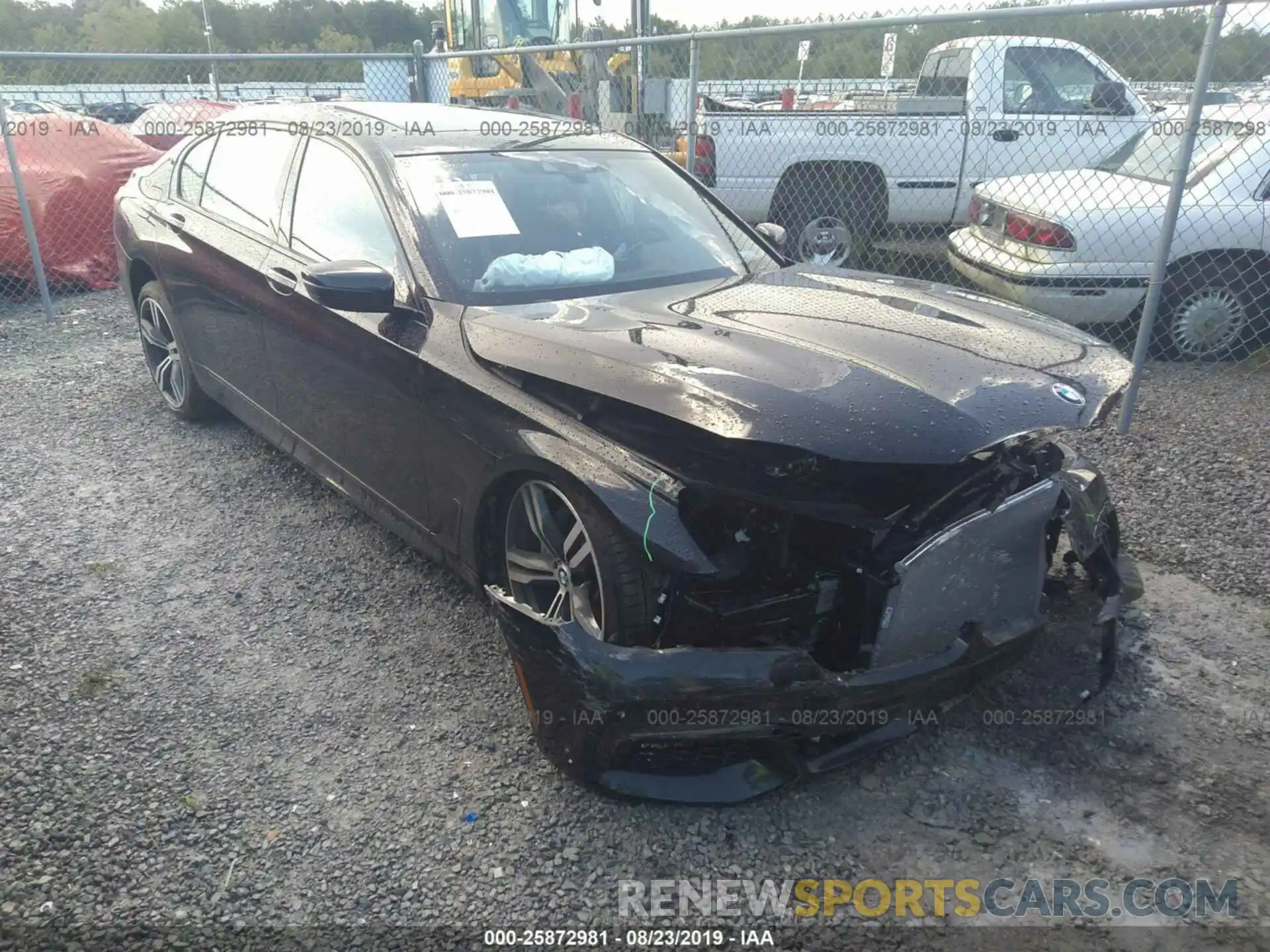 1 Photograph of a damaged car WBA7E2C58KB218324 BMW 740 2019