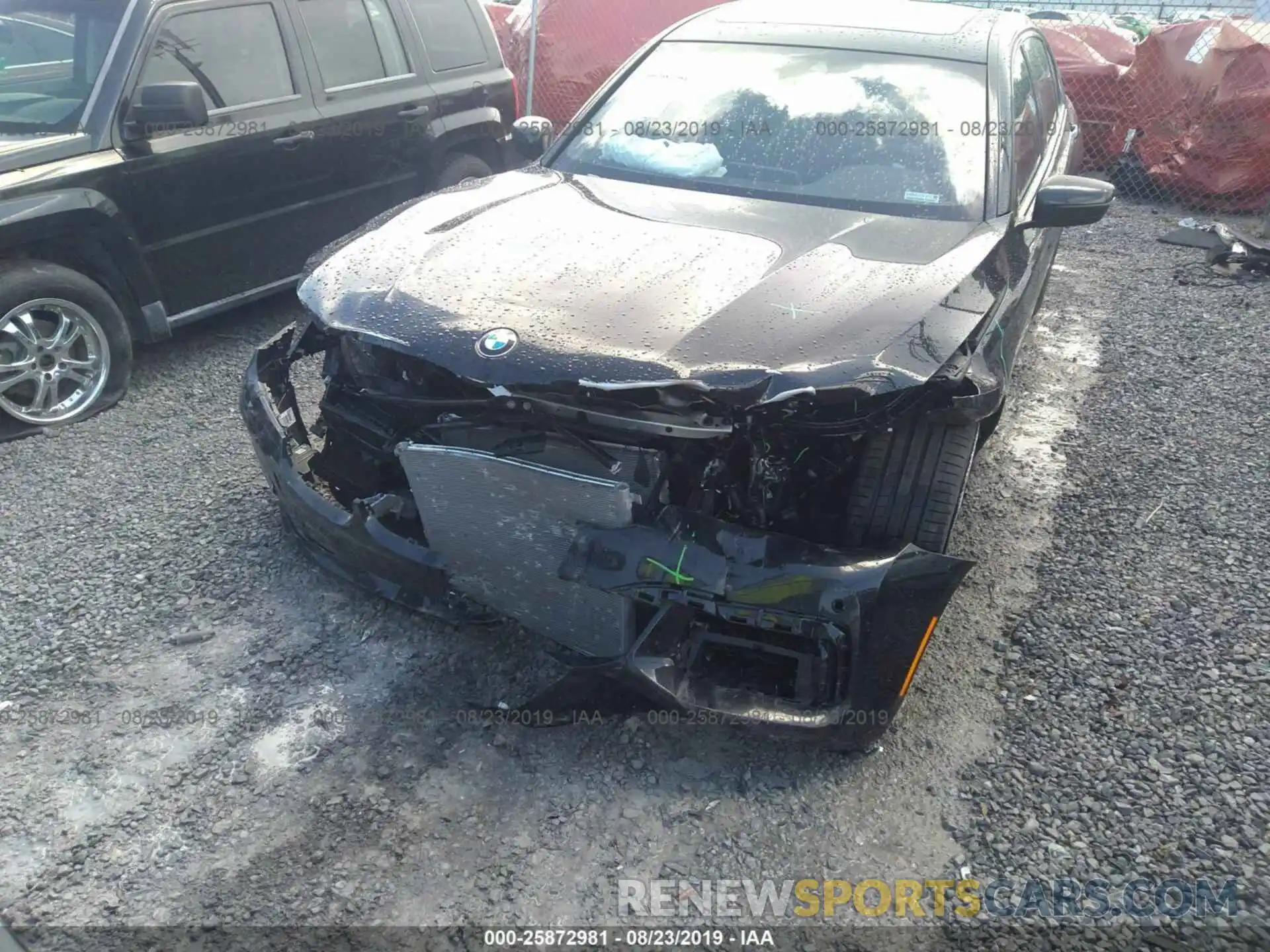 6 Photograph of a damaged car WBA7E2C58KB218324 BMW 740 2019