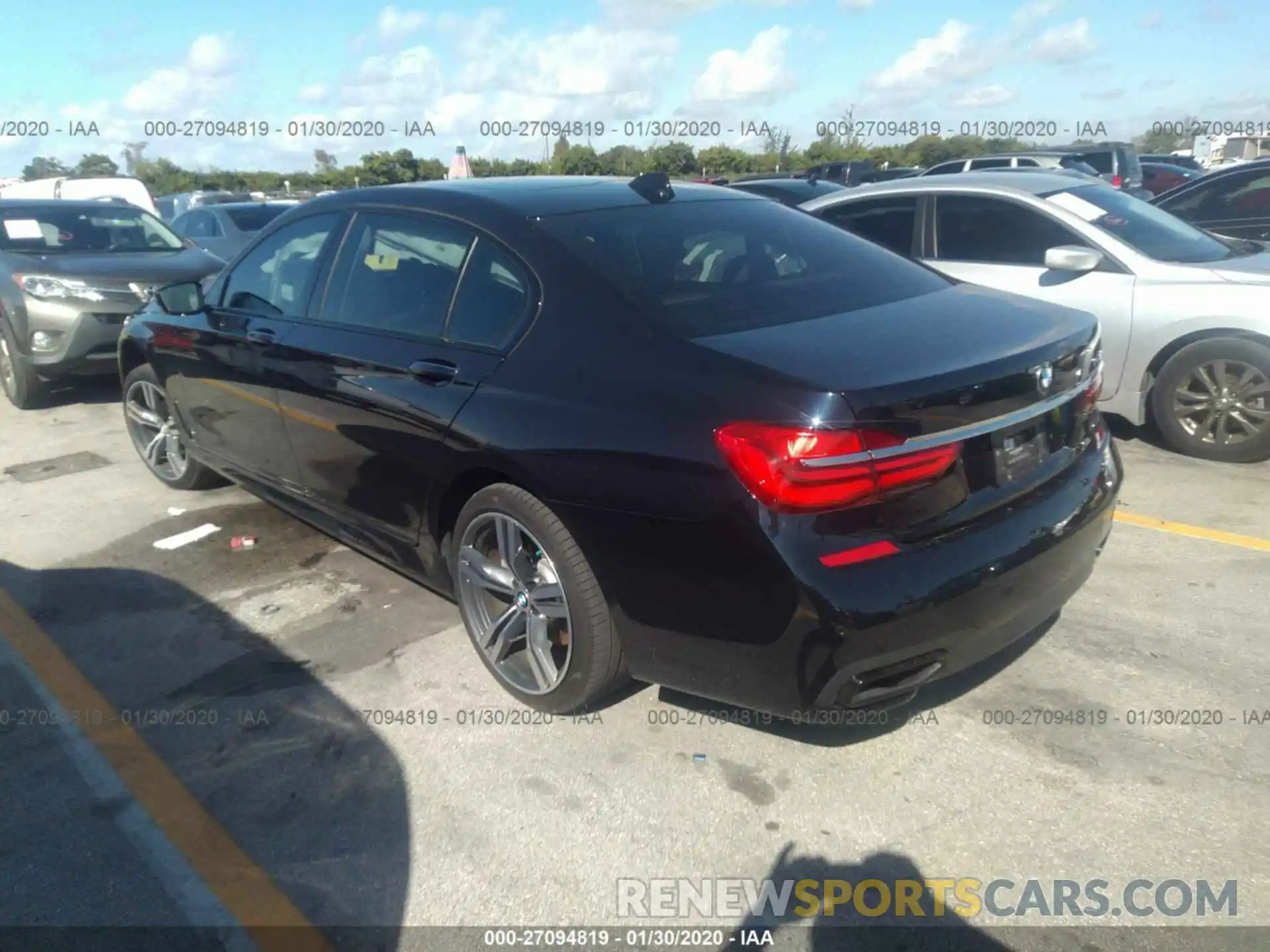 3 Photograph of a damaged car WBA7E2C59KB454013 BMW 740 2019