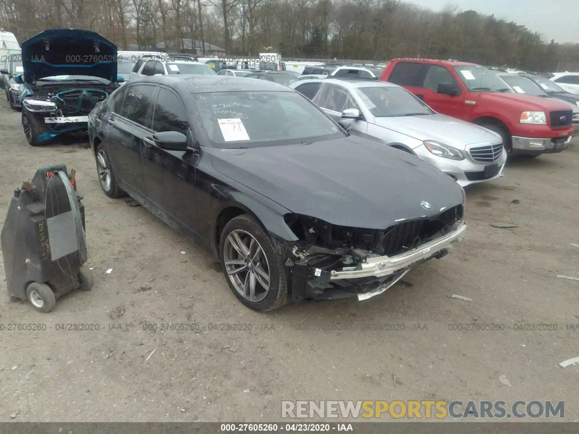 1 Photograph of a damaged car WBA7E4C55KGV70453 BMW 740 2019