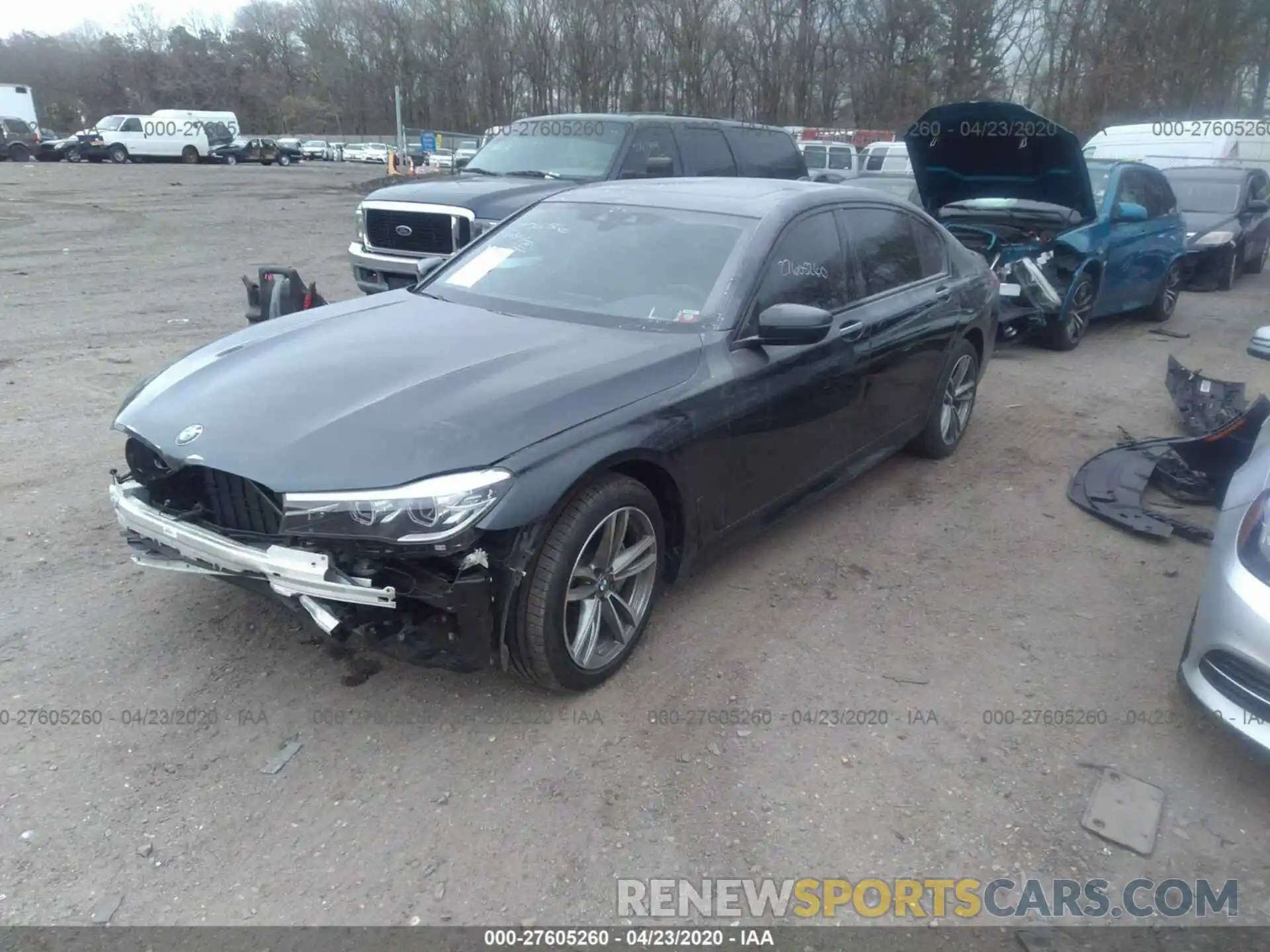 2 Photograph of a damaged car WBA7E4C55KGV70453 BMW 740 2019