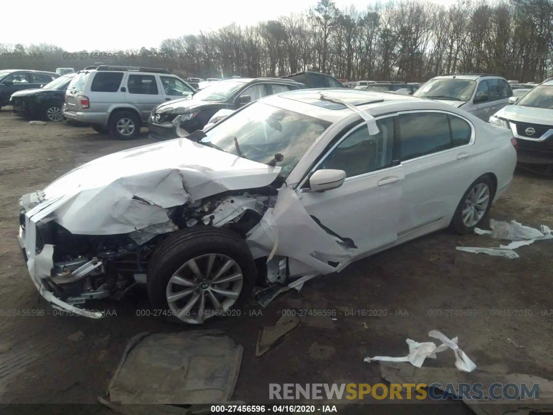 2 Photograph of a damaged car WBA7E4C5XKGV71050 BMW 740 2019