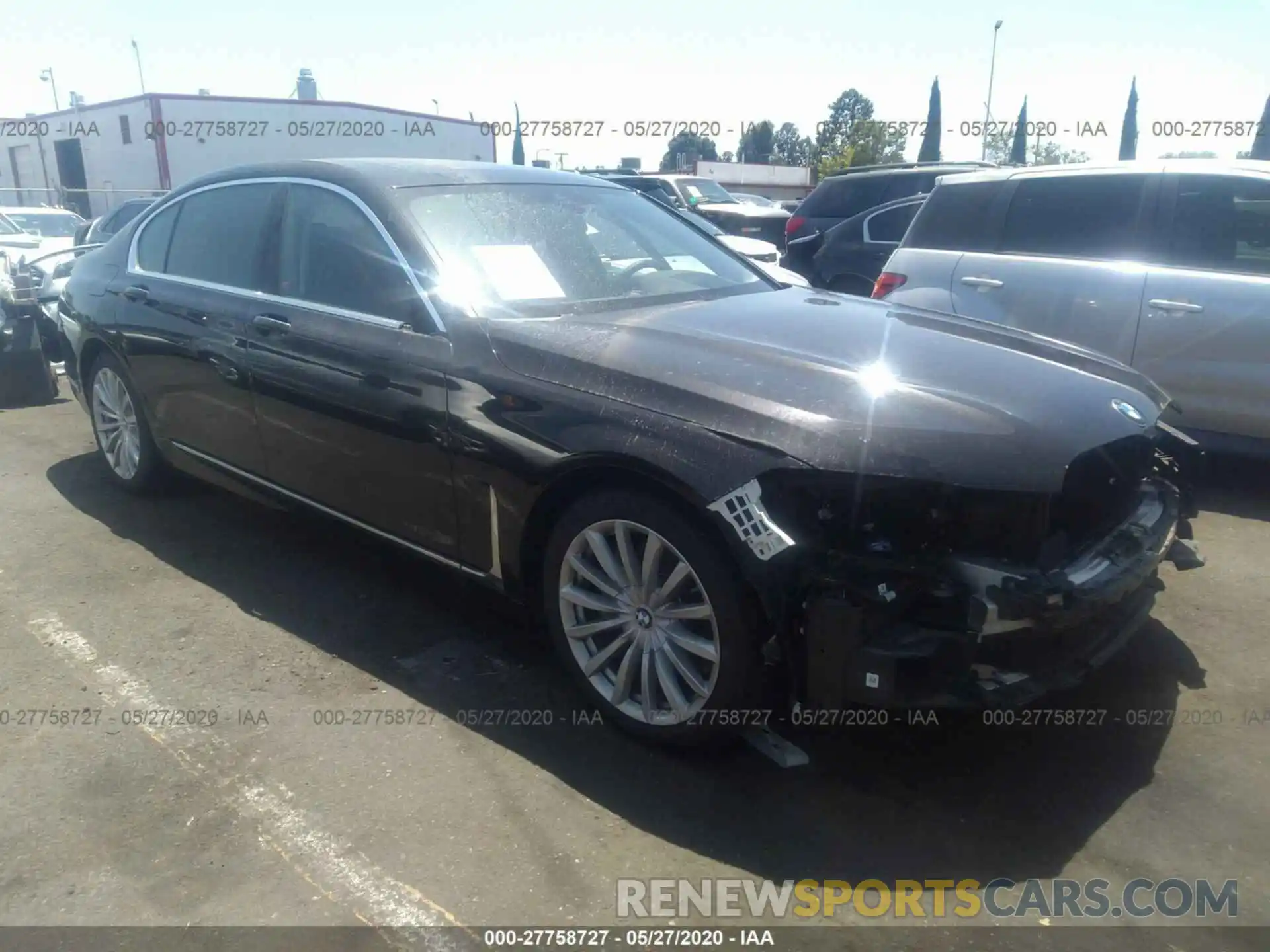 1 Photograph of a damaged car WBA7T2C06LGF96790 BMW 740 2020