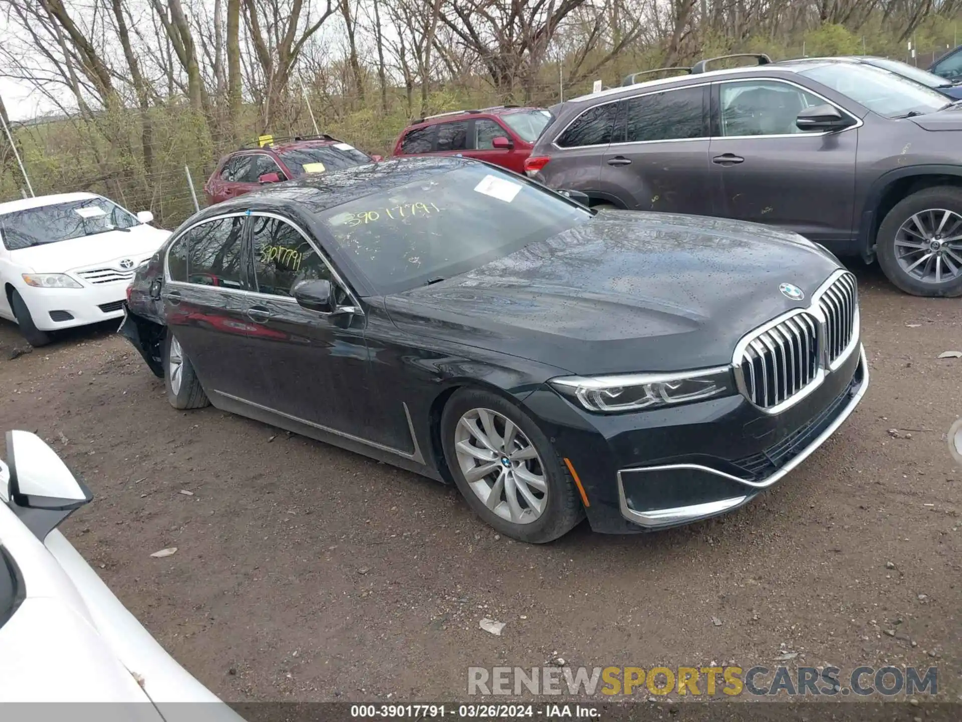 1 Photograph of a damaged car WBA7T4C04NCJ13669 BMW 740 2022