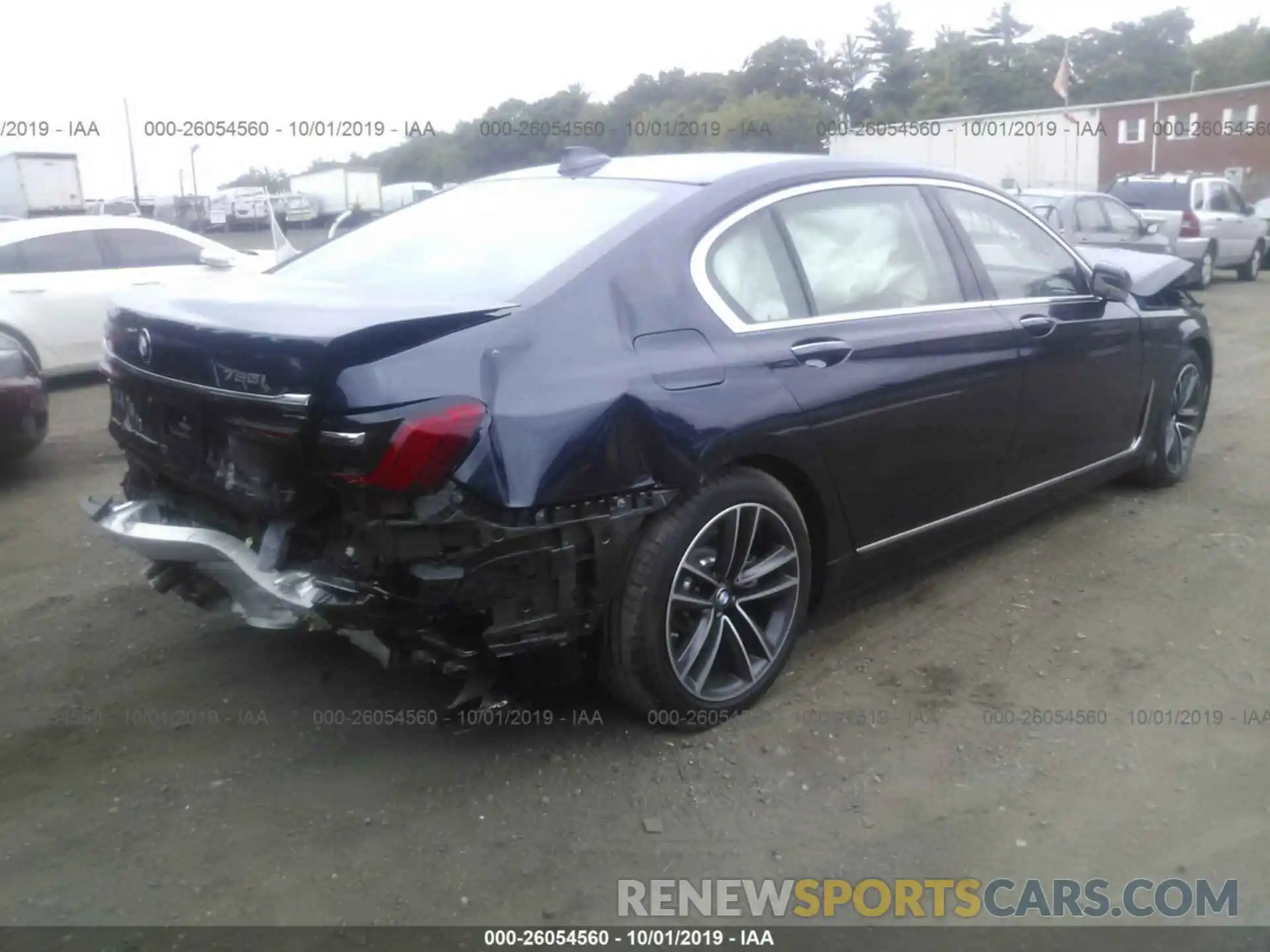 4 Фотография поврежденного автомобиля WBA7U2C0XLGJ59434 BMW 750 2020