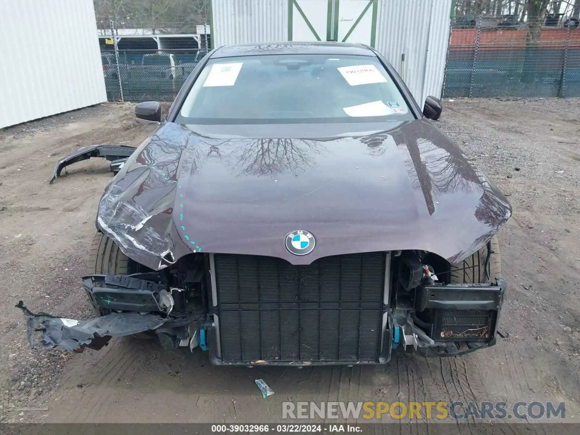 13 Photograph of a damaged car WBA7U2C03LGJ59453 BMW 750I 2020