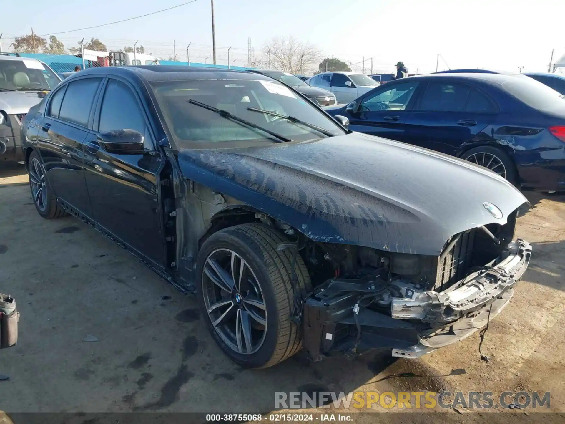 1 Photograph of a damaged car WBA7U2C08LGM27316 BMW 750I 2020