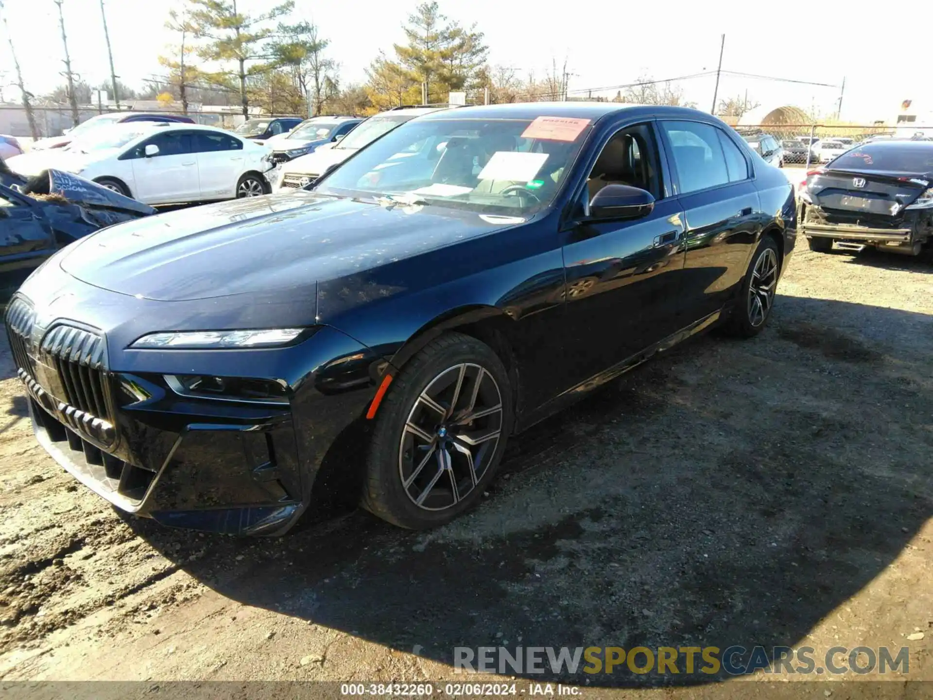 2 Photograph of a damaged car WBA33EJ02PCM34328 BMW 760I 2023