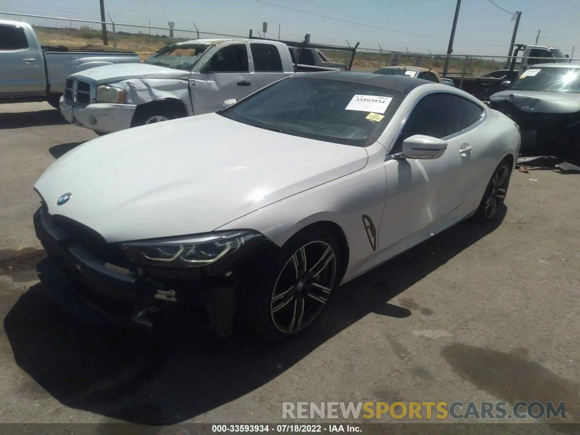 2 Photograph of a damaged car WBABC4C51KBJ35815 BMW 8 SERIES 2019