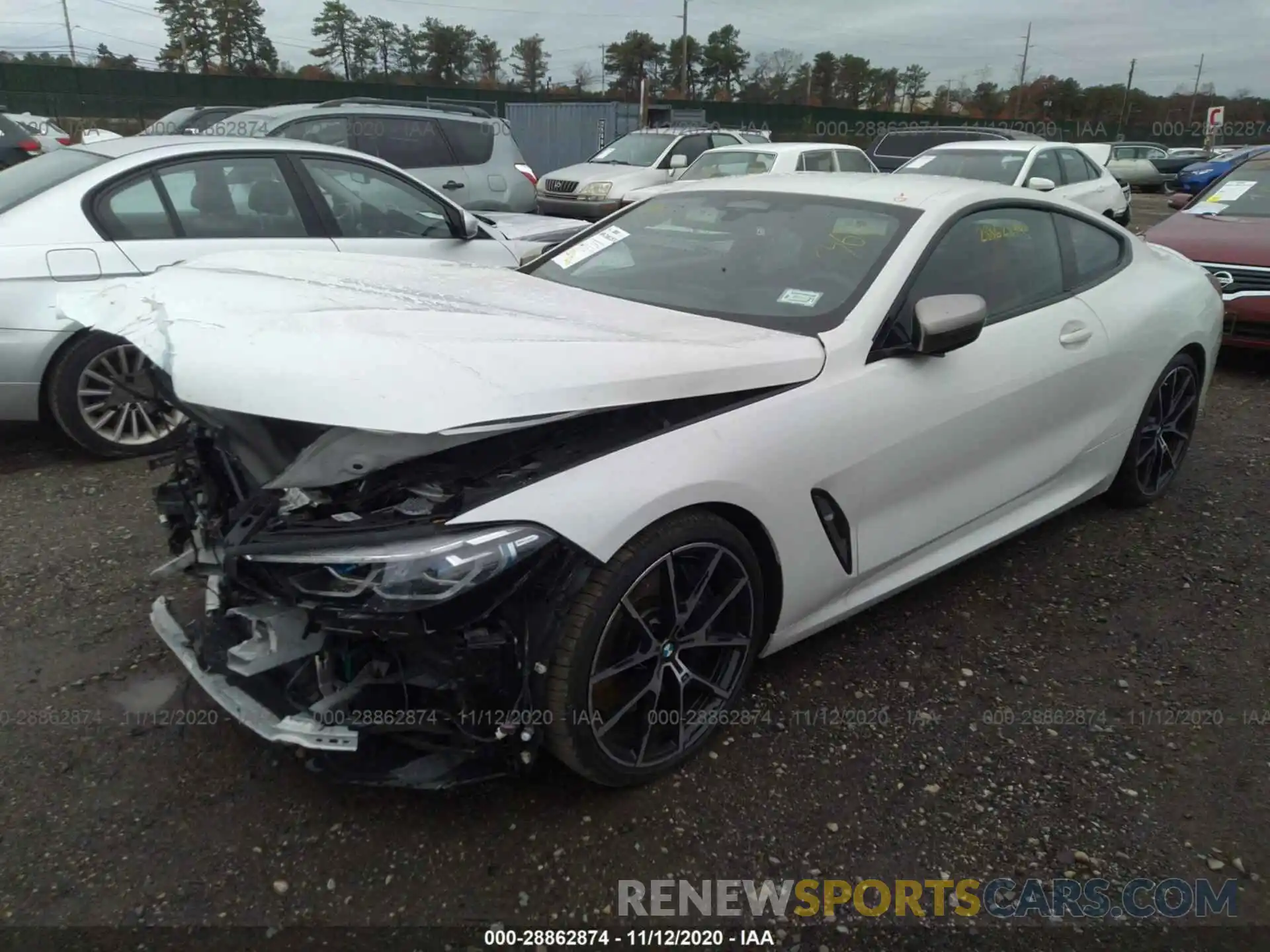 2 Photograph of a damaged car WBABC4C54KBU96312 BMW 8 SERIES 2019