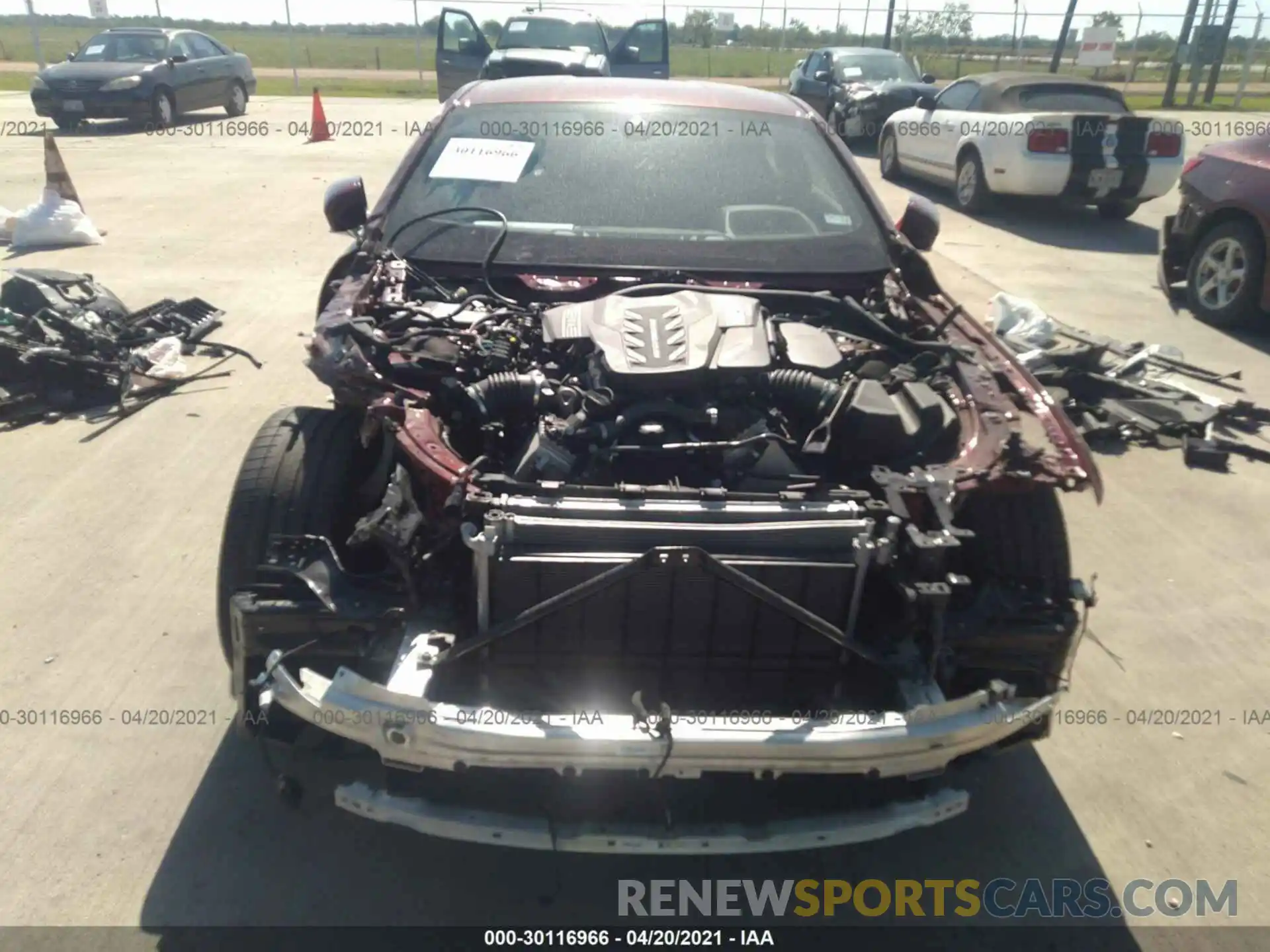 6 Фотография поврежденного автомобиля WBABC4C57KBU96479 BMW 8 SERIES 2019
