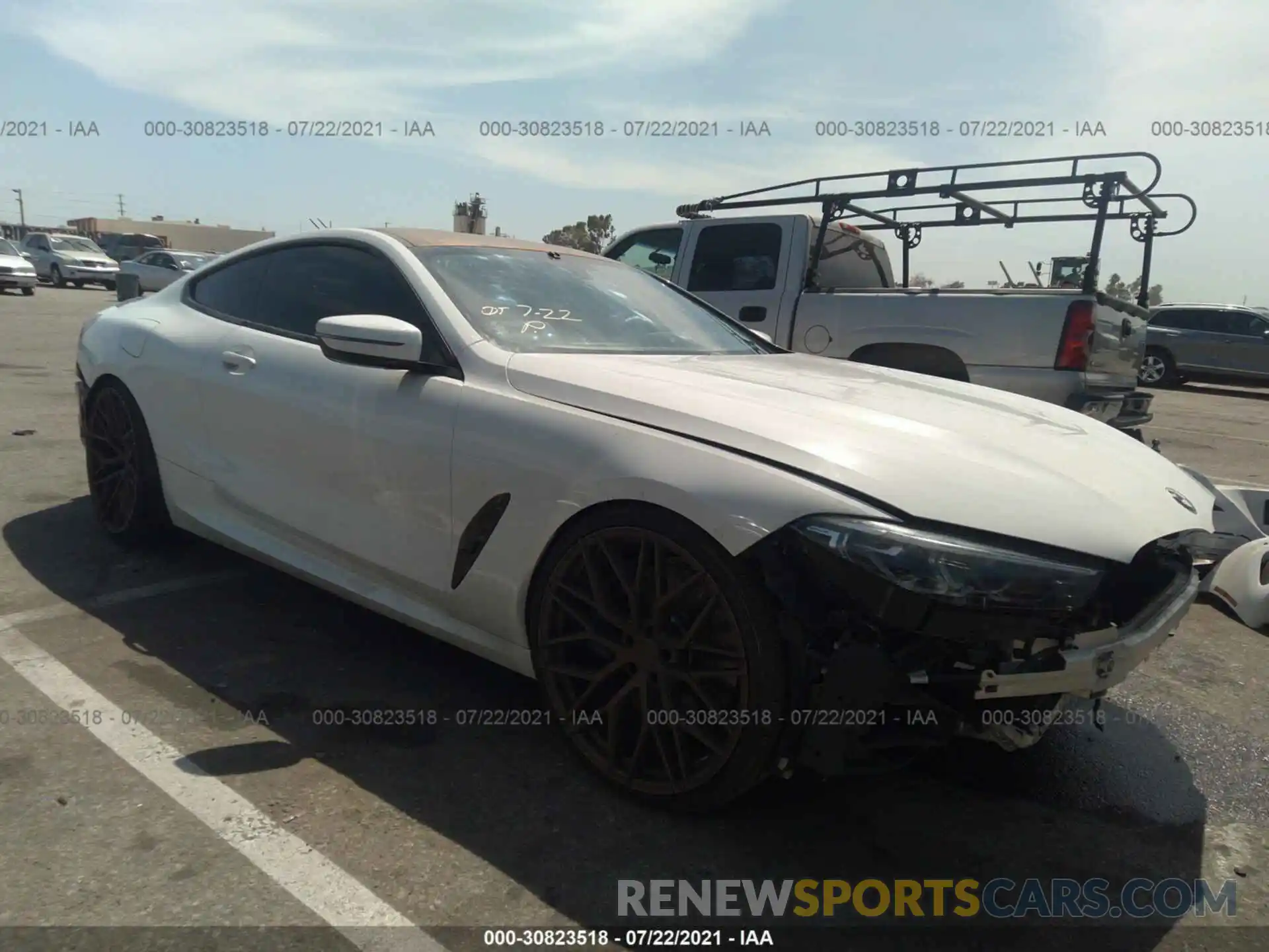 1 Photograph of a damaged car WBABC4C59KBU96726 BMW 8 SERIES 2019