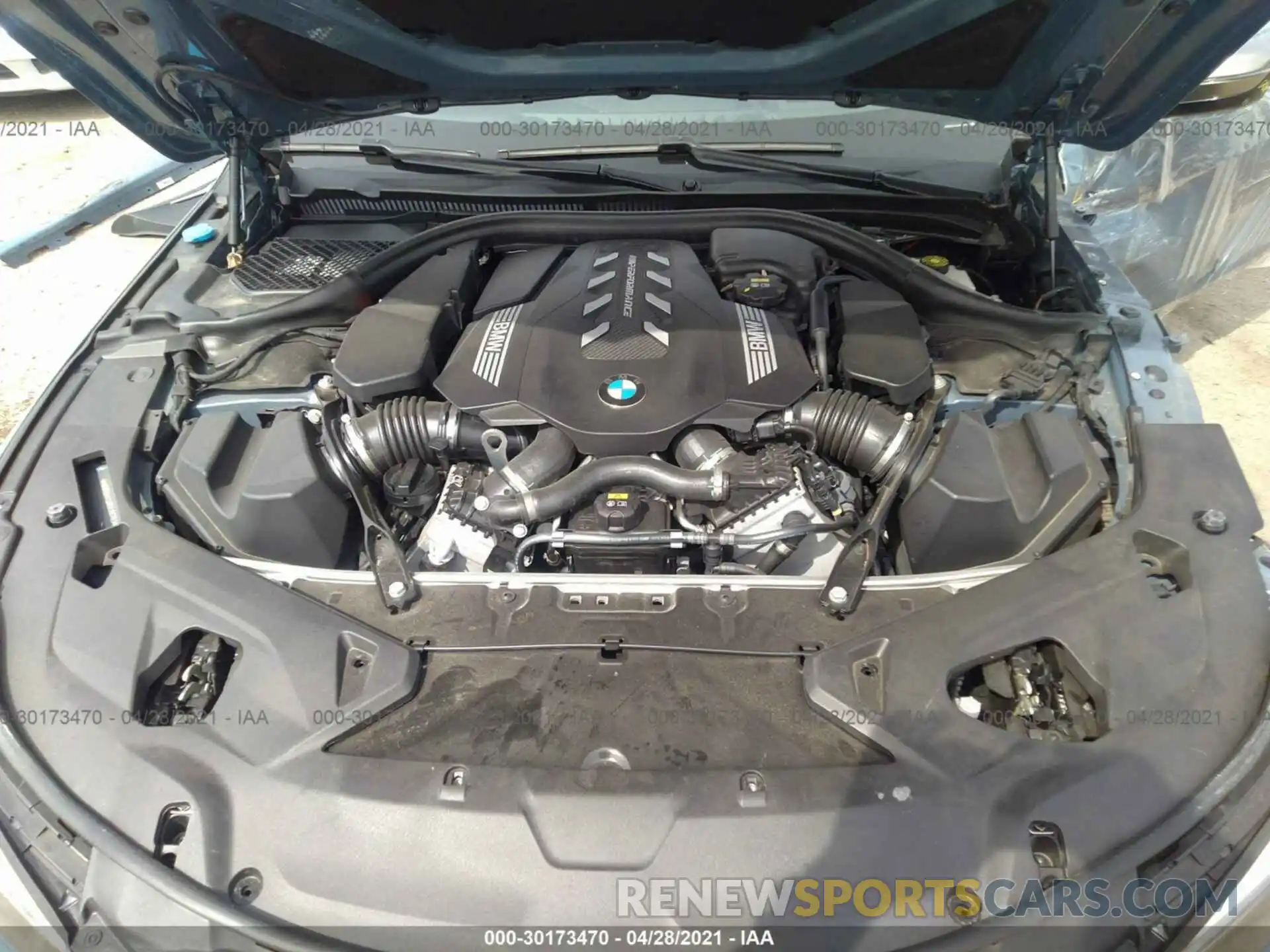 10 Фотография поврежденного автомобиля WBABC4C5XKBU95763 BMW 8 SERIES 2019